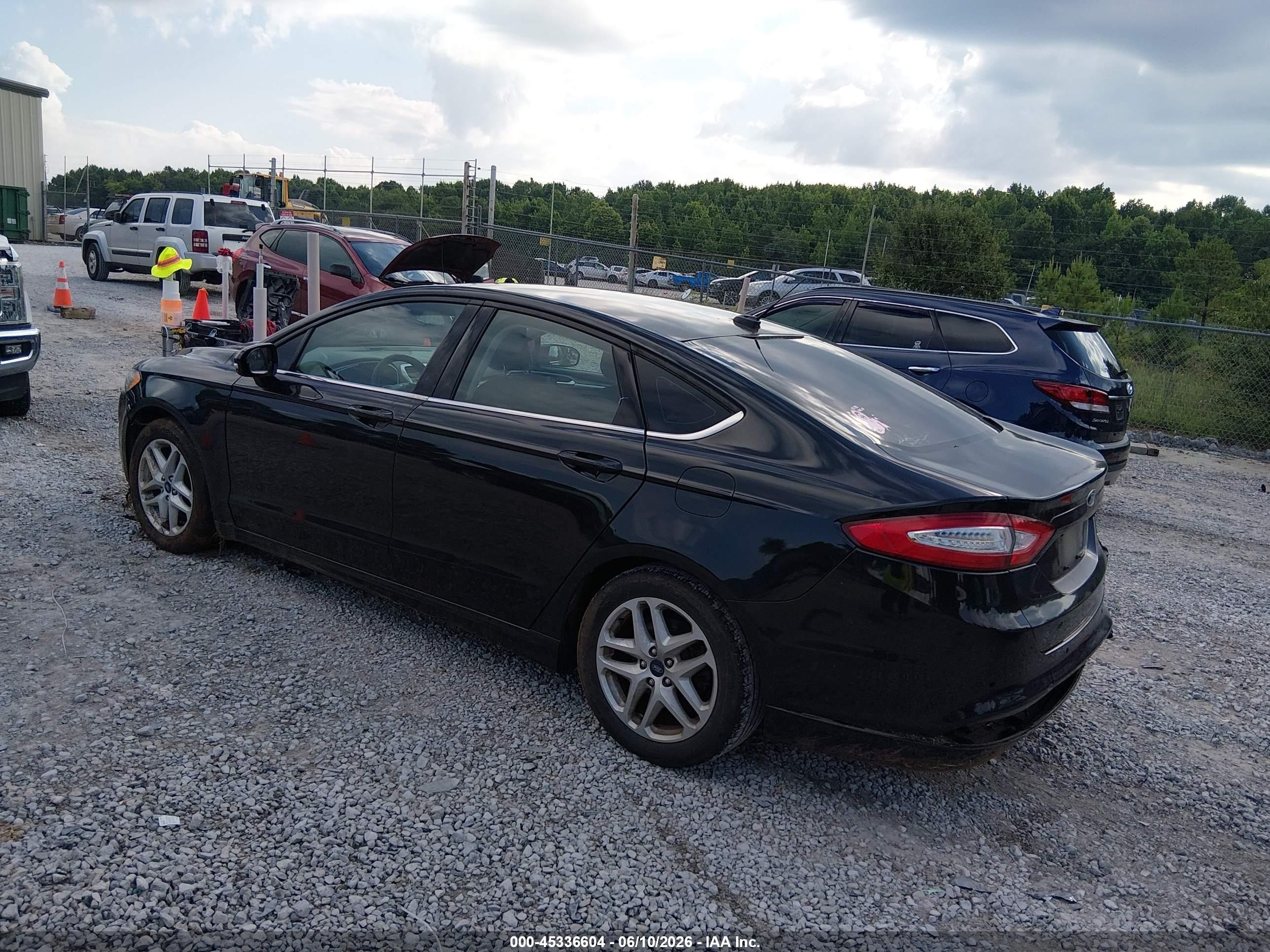 2014 Ford Fusion Se Black vin: 1FA6P0H70E5396597