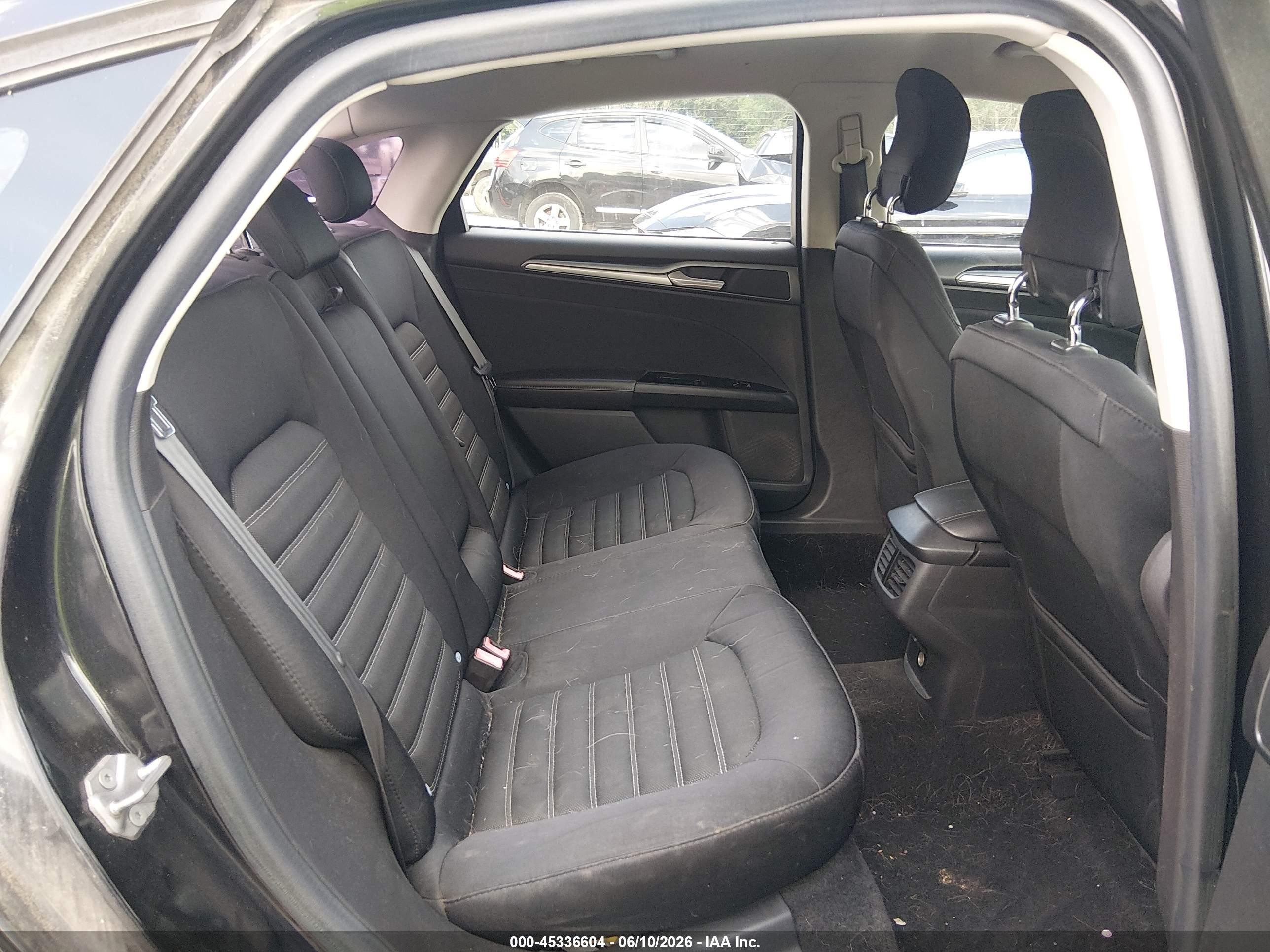 2014 Ford Fusion Se Black vin: 1FA6P0H70E5396597