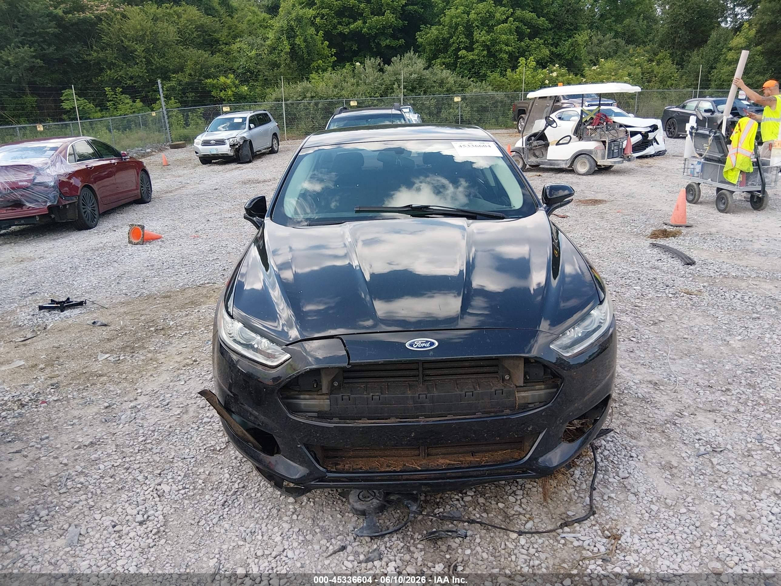 2014 Ford Fusion Se Black vin: 1FA6P0H70E5396597