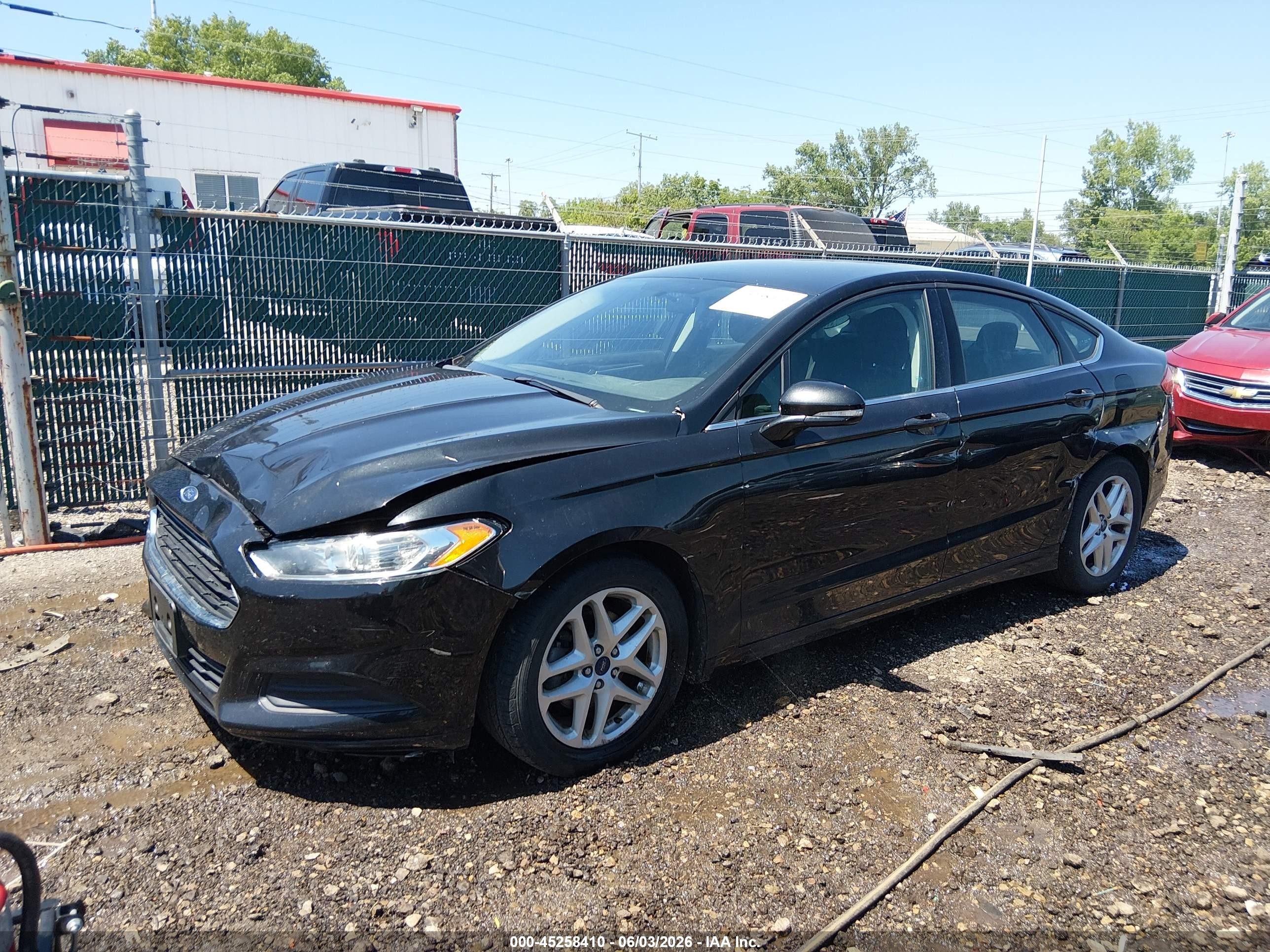 2014 Ford Fusion Se Black vin: 1FA6P0H70E5398804