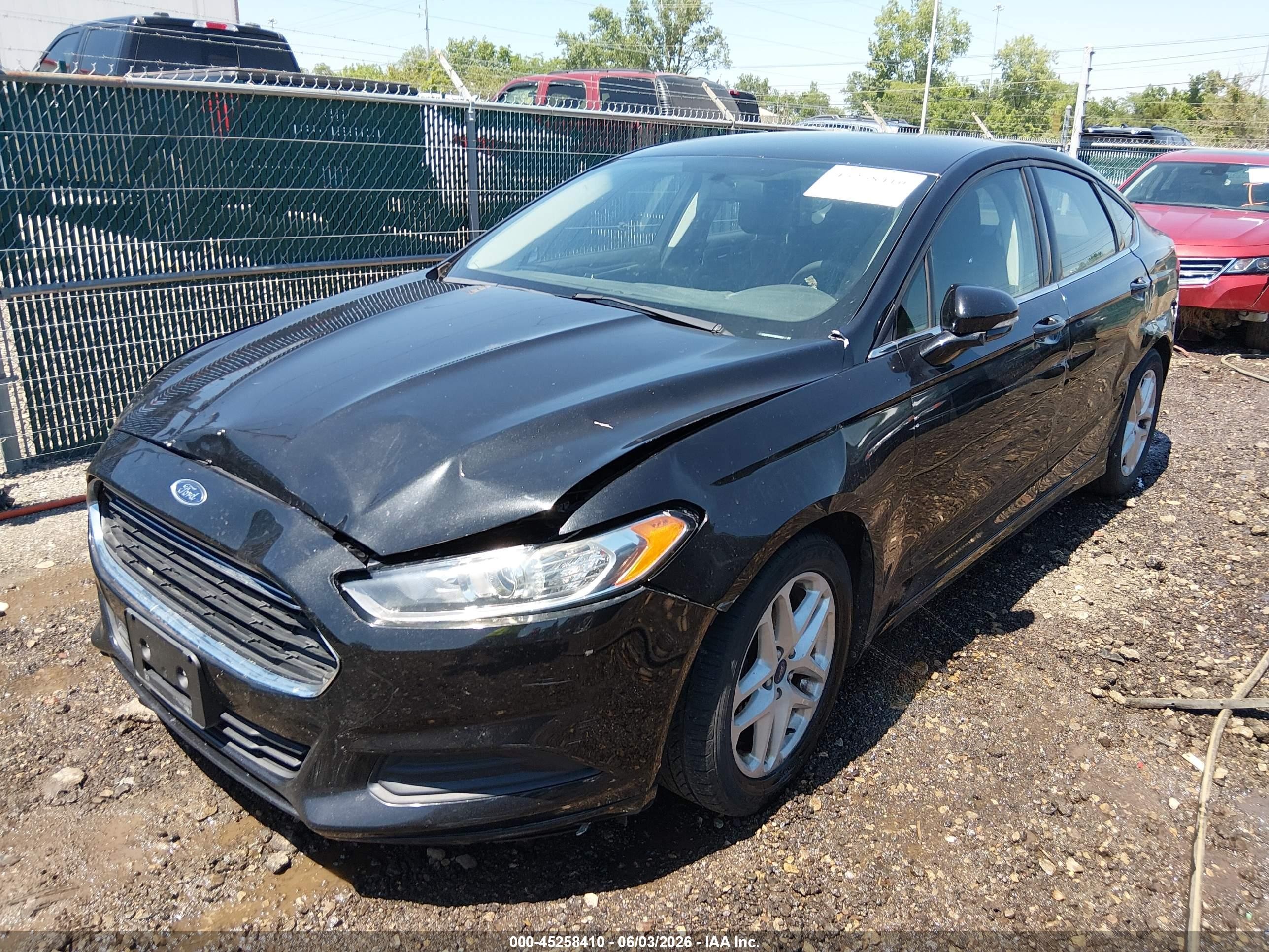 2014 Ford Fusion Se Black vin: 1FA6P0H70E5398804
