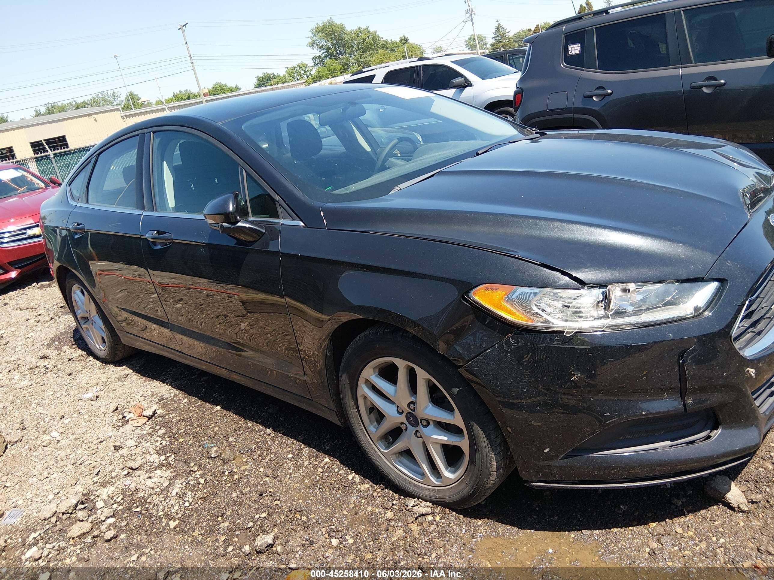 2014 Ford Fusion Se Black vin: 1FA6P0H70E5398804