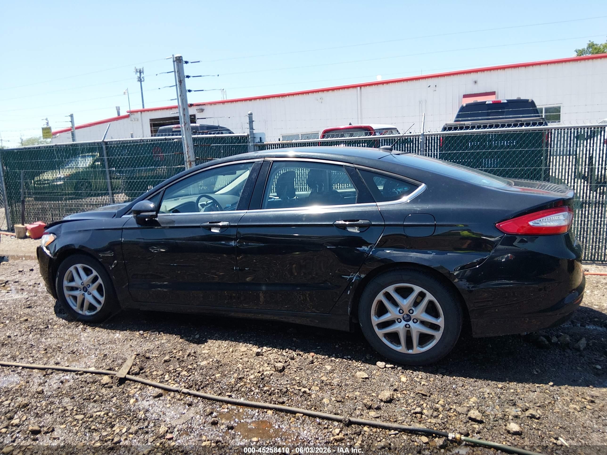 2014 Ford Fusion Se Black vin: 1FA6P0H70E5398804