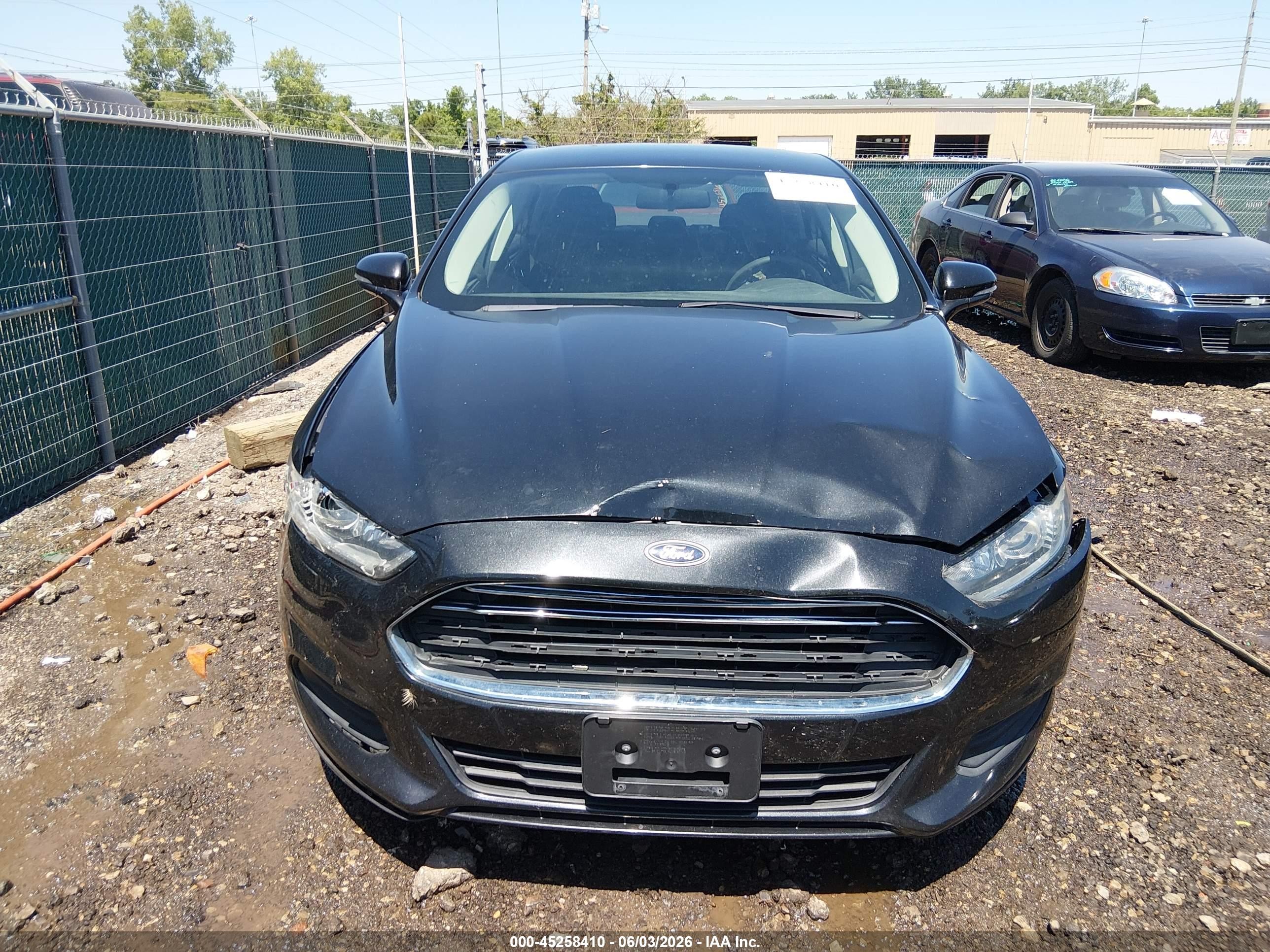 2014 Ford Fusion Se Black vin: 1FA6P0H70E5398804