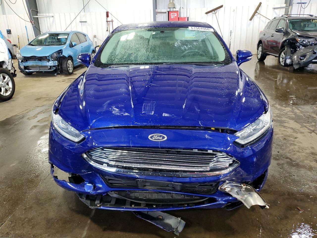 2014 Ford Fusion Se Синий vin: 1FA6P0H70E5404410