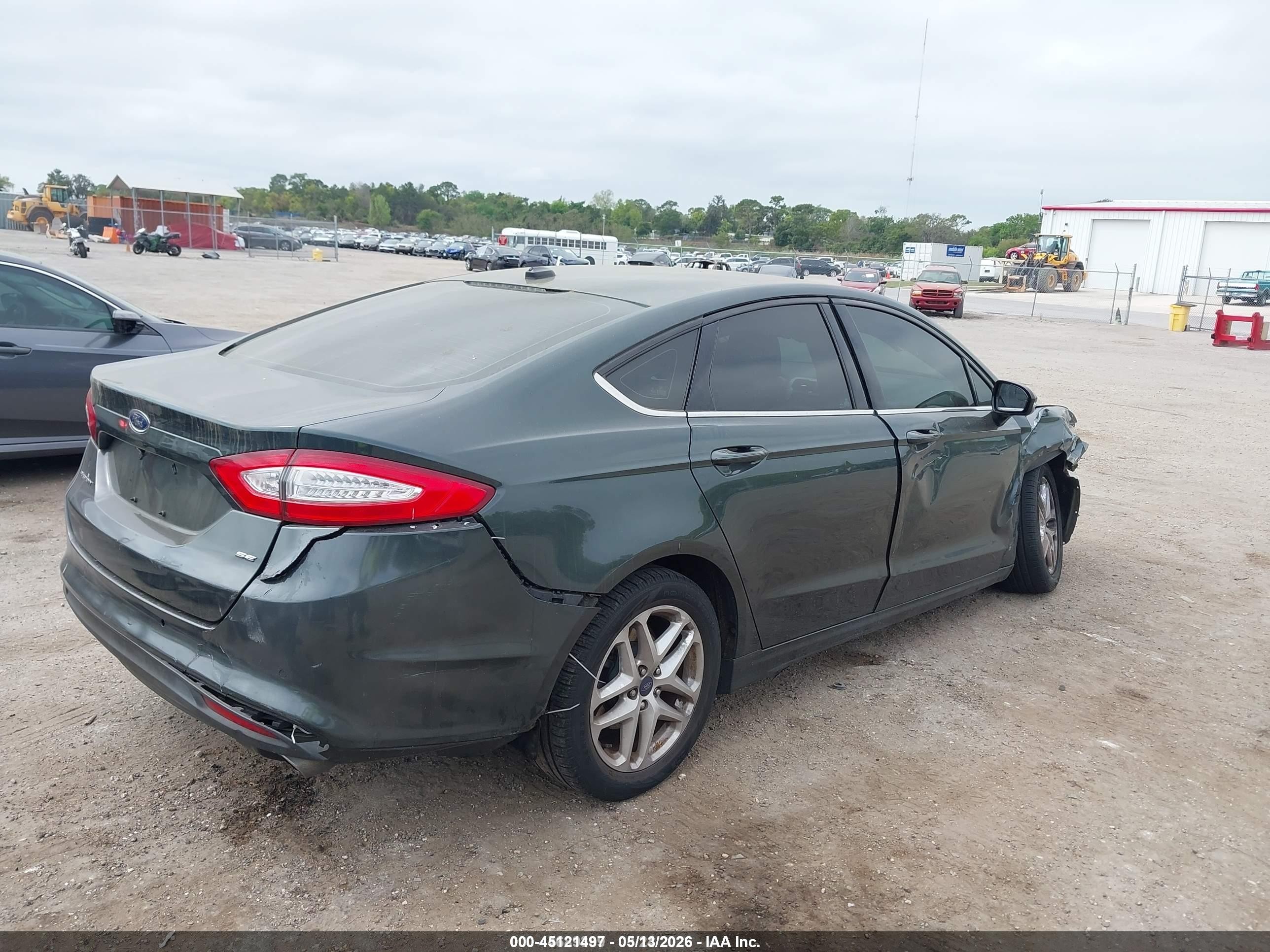 2015 Ford Fusion Se Green vin: 1FA6P0H70F5108319