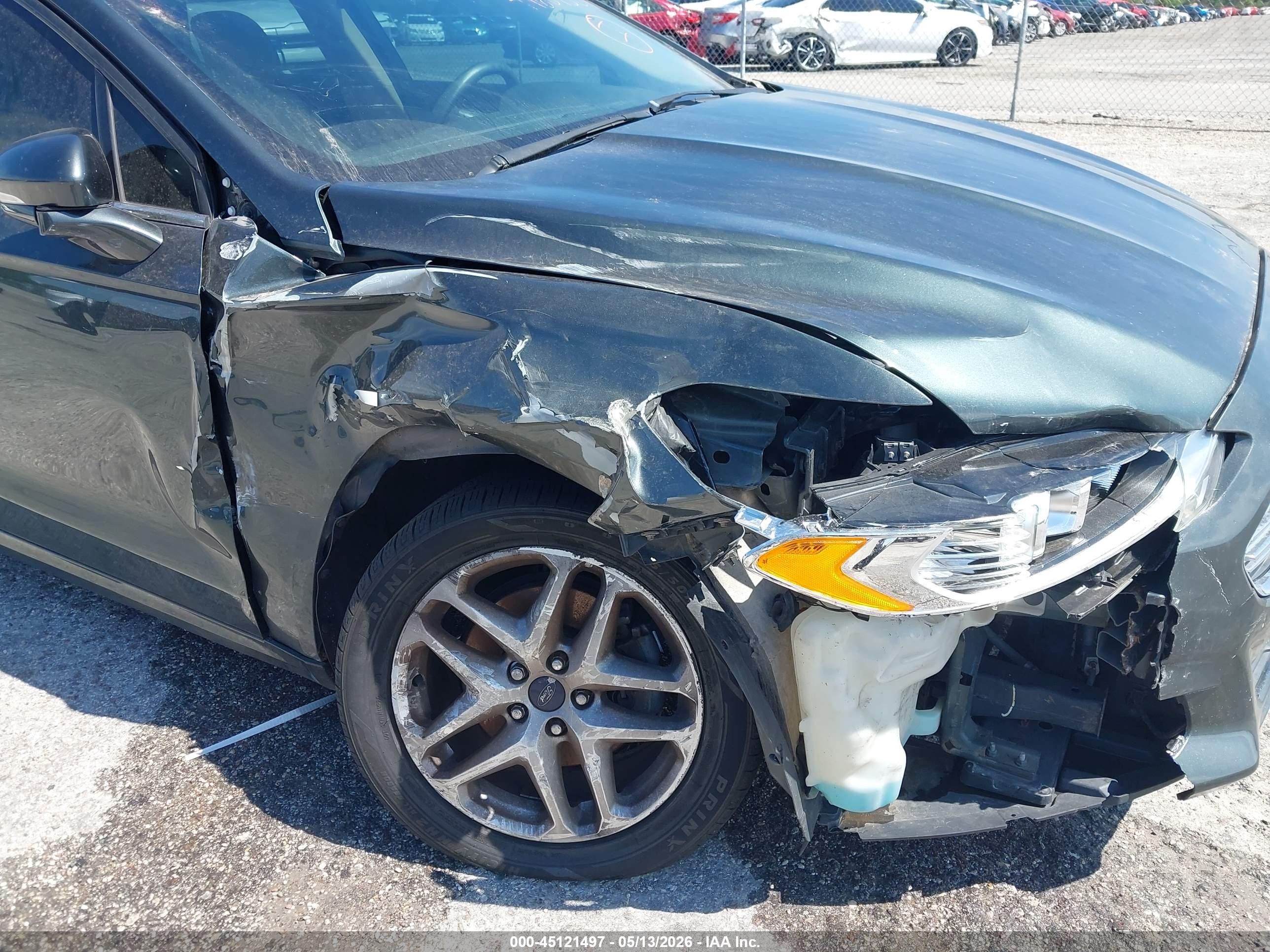2015 Ford Fusion Se Green vin: 1FA6P0H70F5108319
