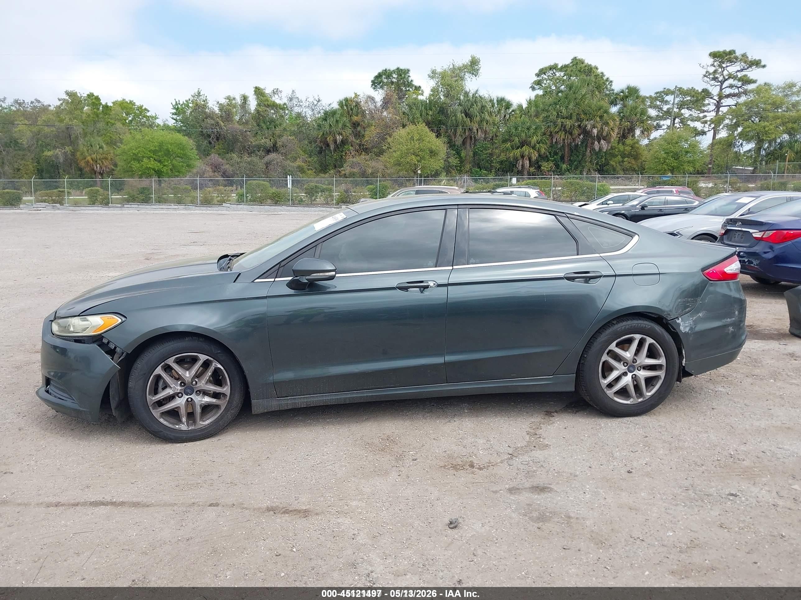2015 Ford Fusion Se Green vin: 1FA6P0H70F5108319