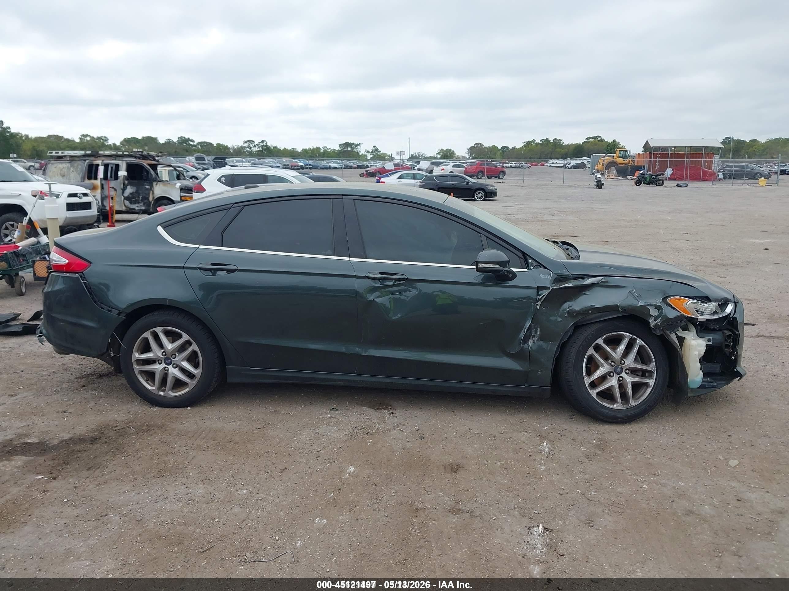 2015 Ford Fusion Se Green vin: 1FA6P0H70F5108319