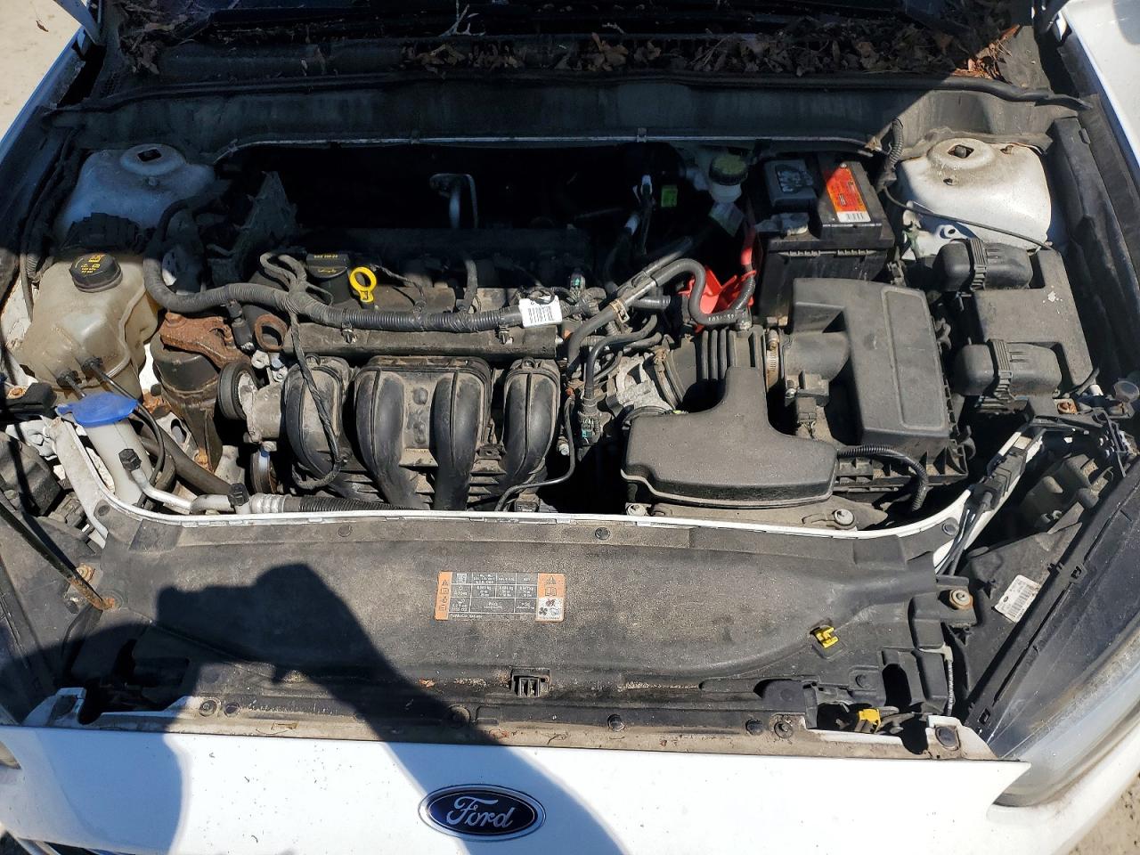 2015 Ford Fusion Se White vin: 1FA6P0H70F5114718