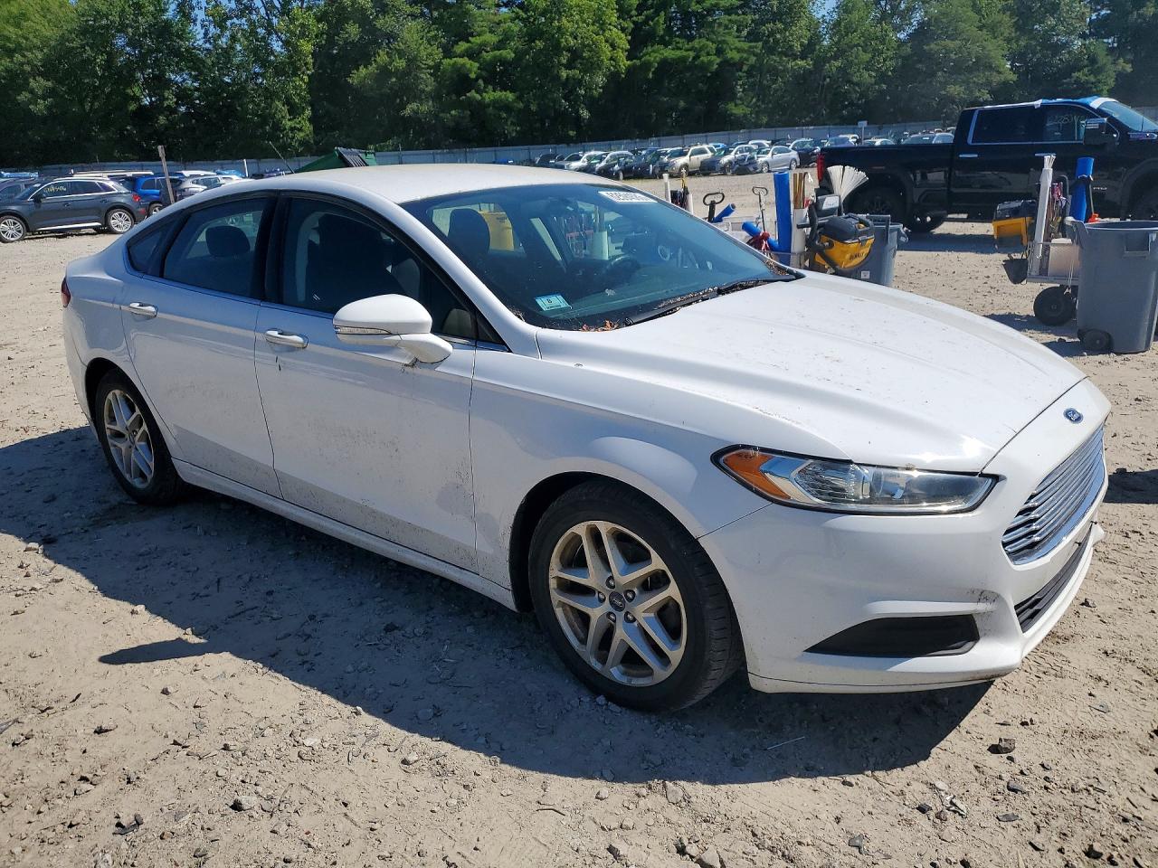 2015 Ford Fusion Se White vin: 1FA6P0H70F5114718