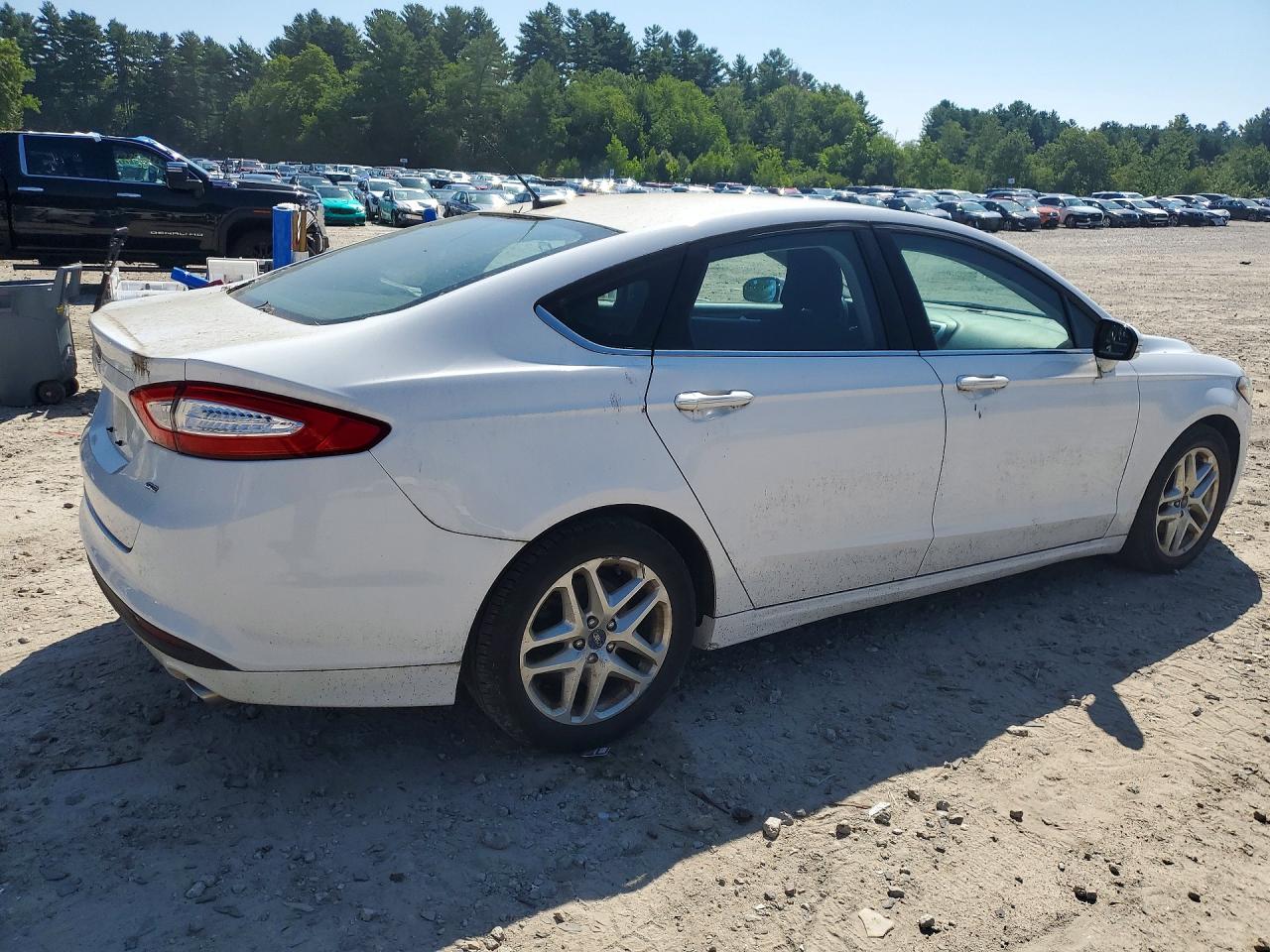 2015 Ford Fusion Se White vin: 1FA6P0H70F5114718