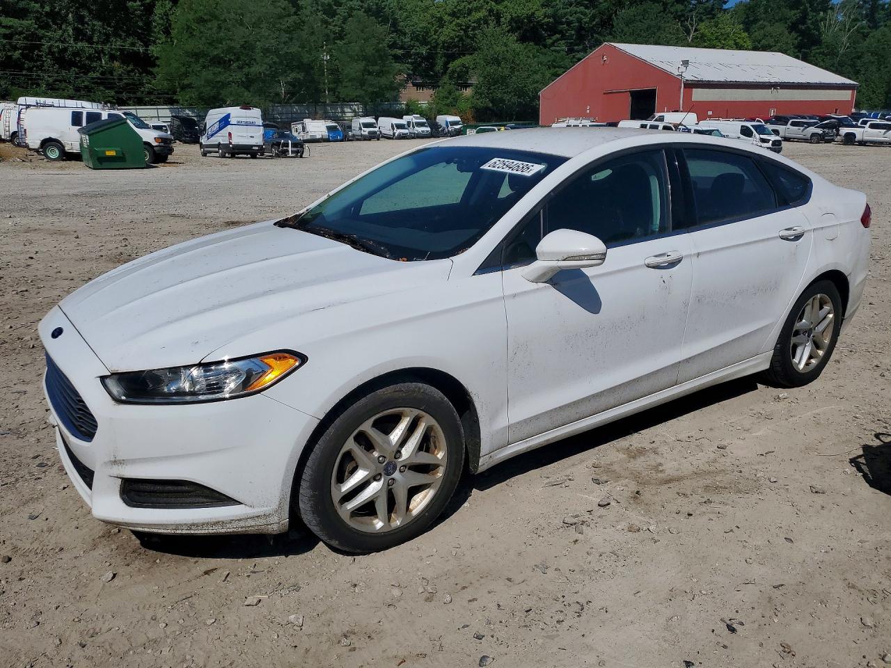 2015 Ford Fusion Se White vin: 1FA6P0H70F5114718