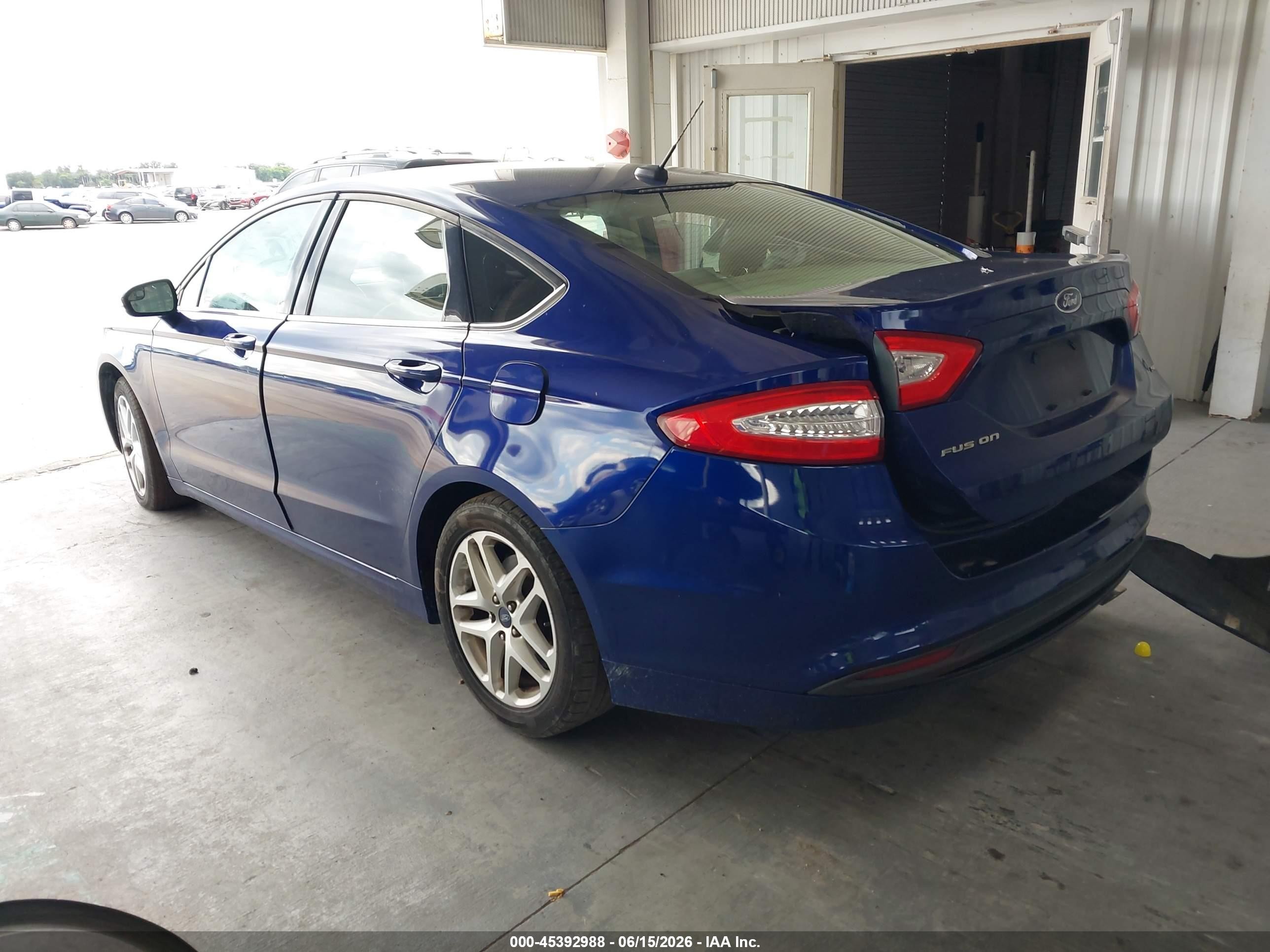 2014 Ford Fusion Se Синий vin: 1FA6P0H71E5364449