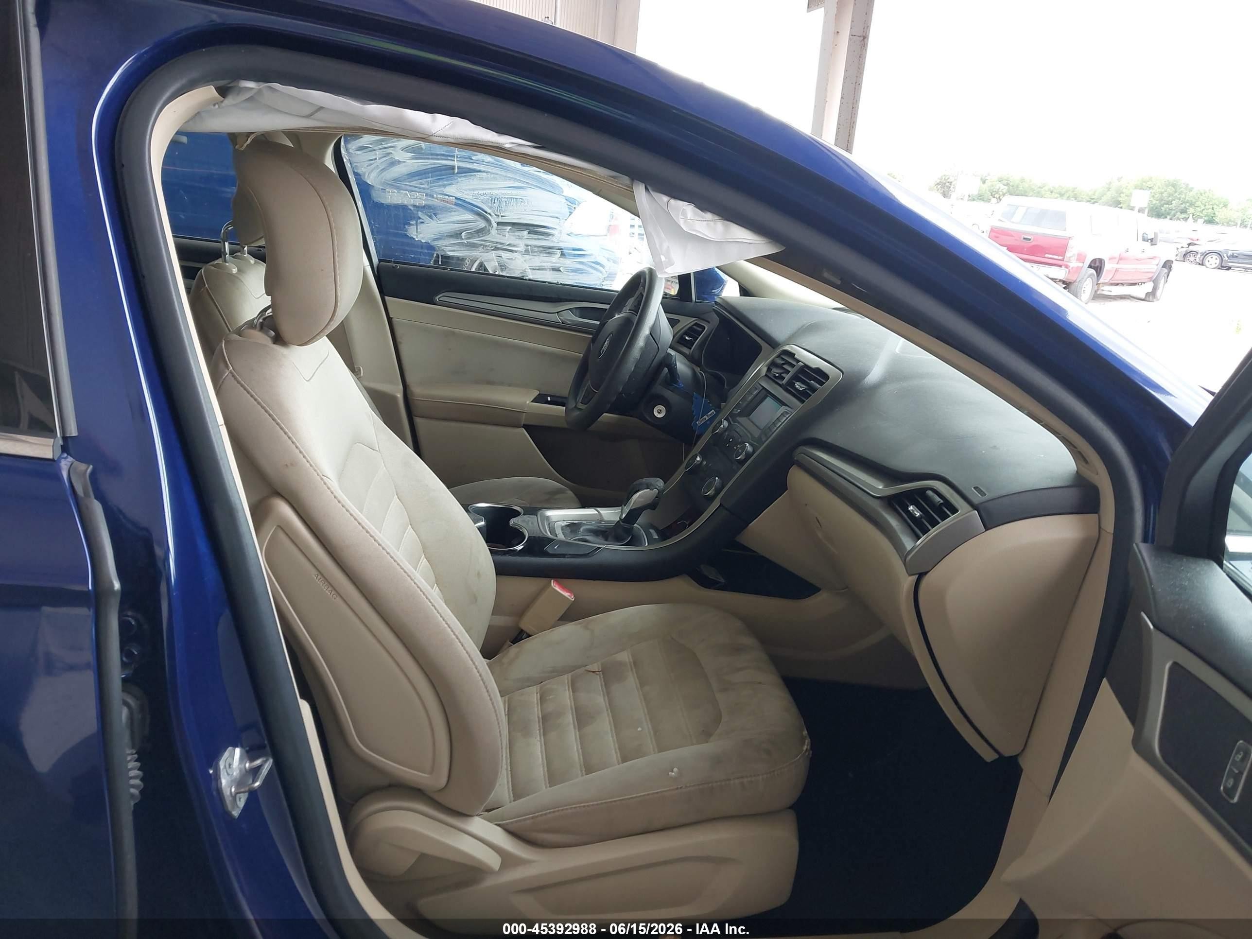 2014 Ford Fusion Se Синий vin: 1FA6P0H71E5364449