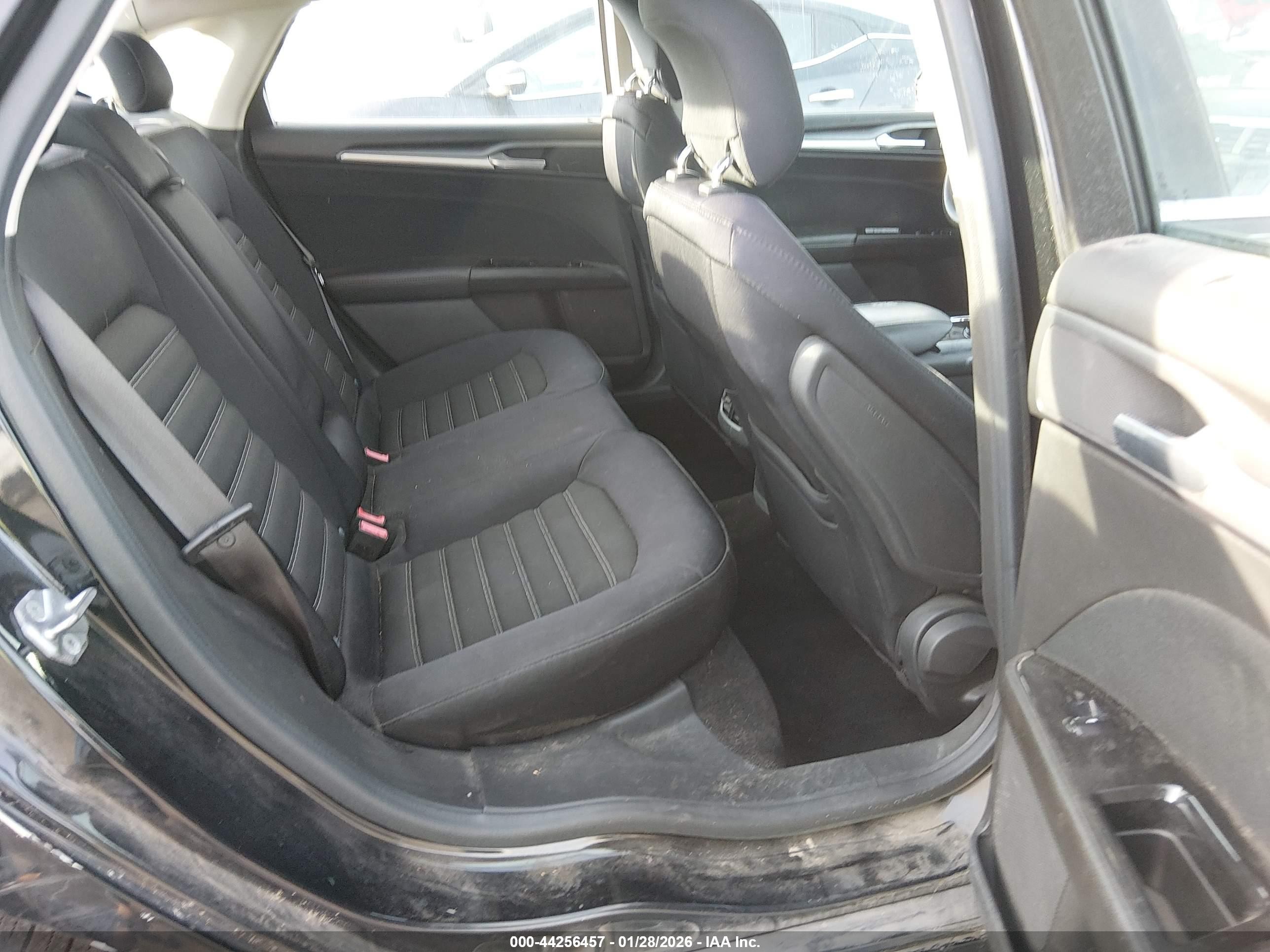 2014 Ford Fusion Se Black vin: 1FA6P0H71E5365794