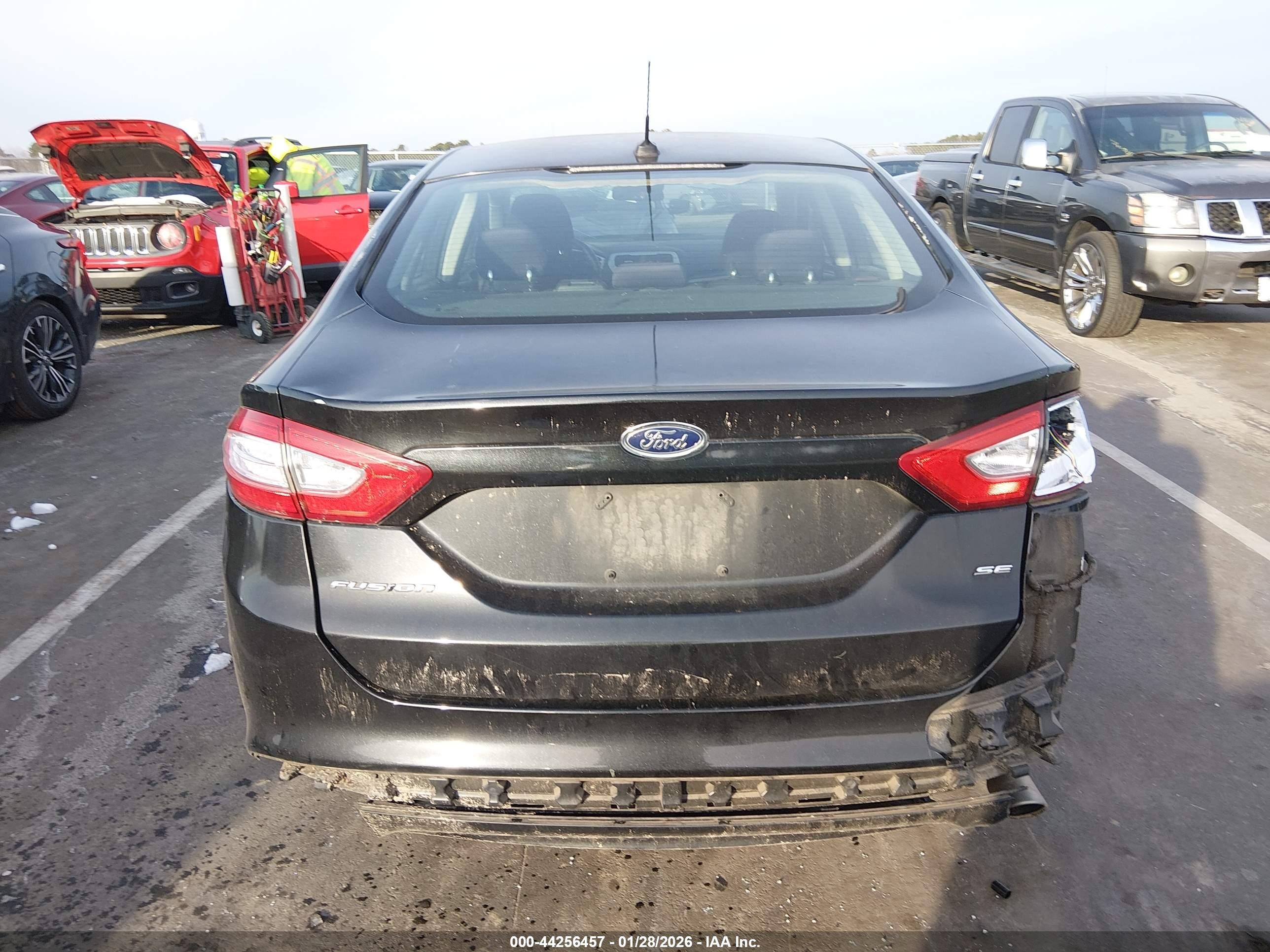 2014 Ford Fusion Se Black vin: 1FA6P0H71E5365794
