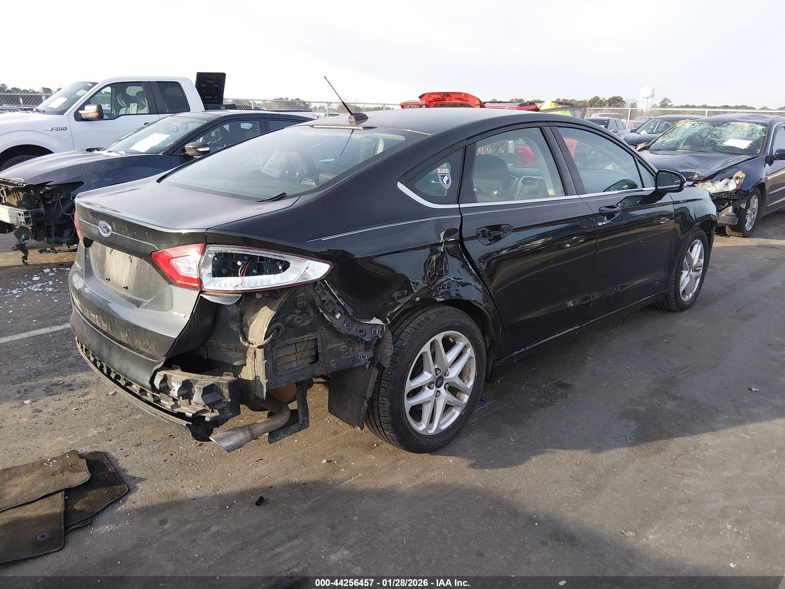 2014 Ford Fusion Se Black vin: 1FA6P0H71E5365794