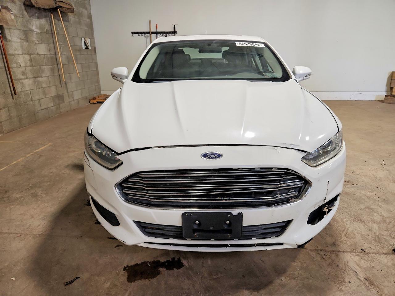 2014 Ford Fusion Se White vin: 1FA6P0H71E5369599