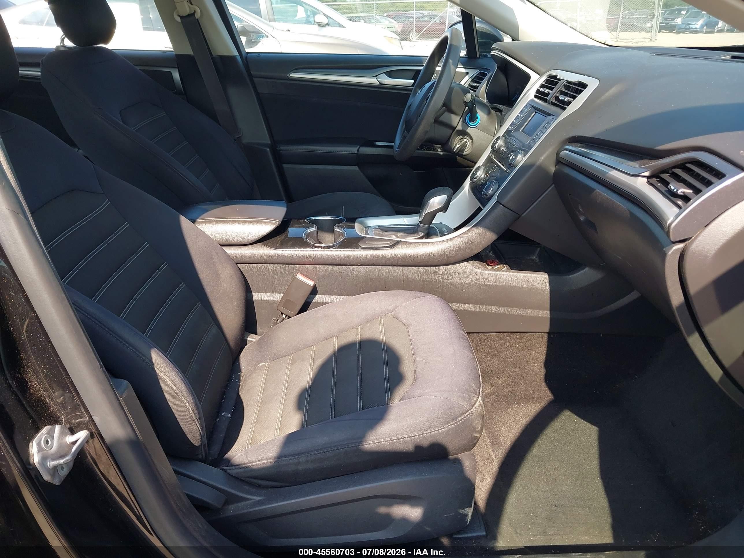 2014 Ford Fusion Se Black vin: 1FA6P0H71E5376309
