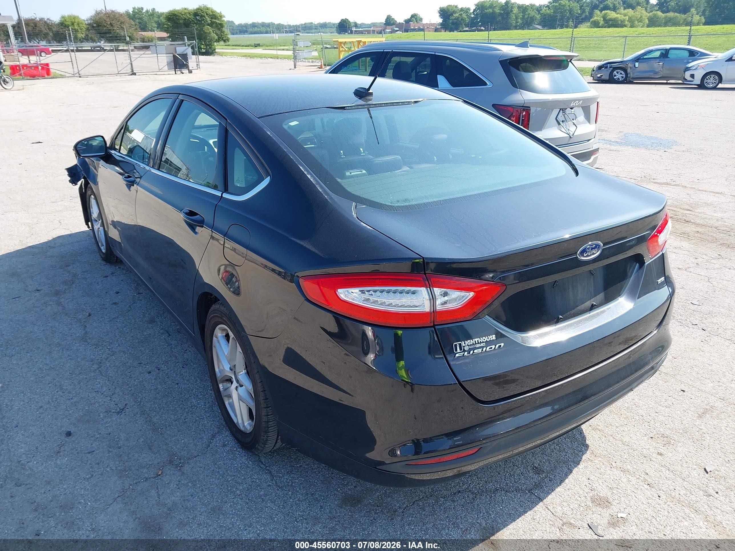 2014 Ford Fusion Se Black vin: 1FA6P0H71E5376309