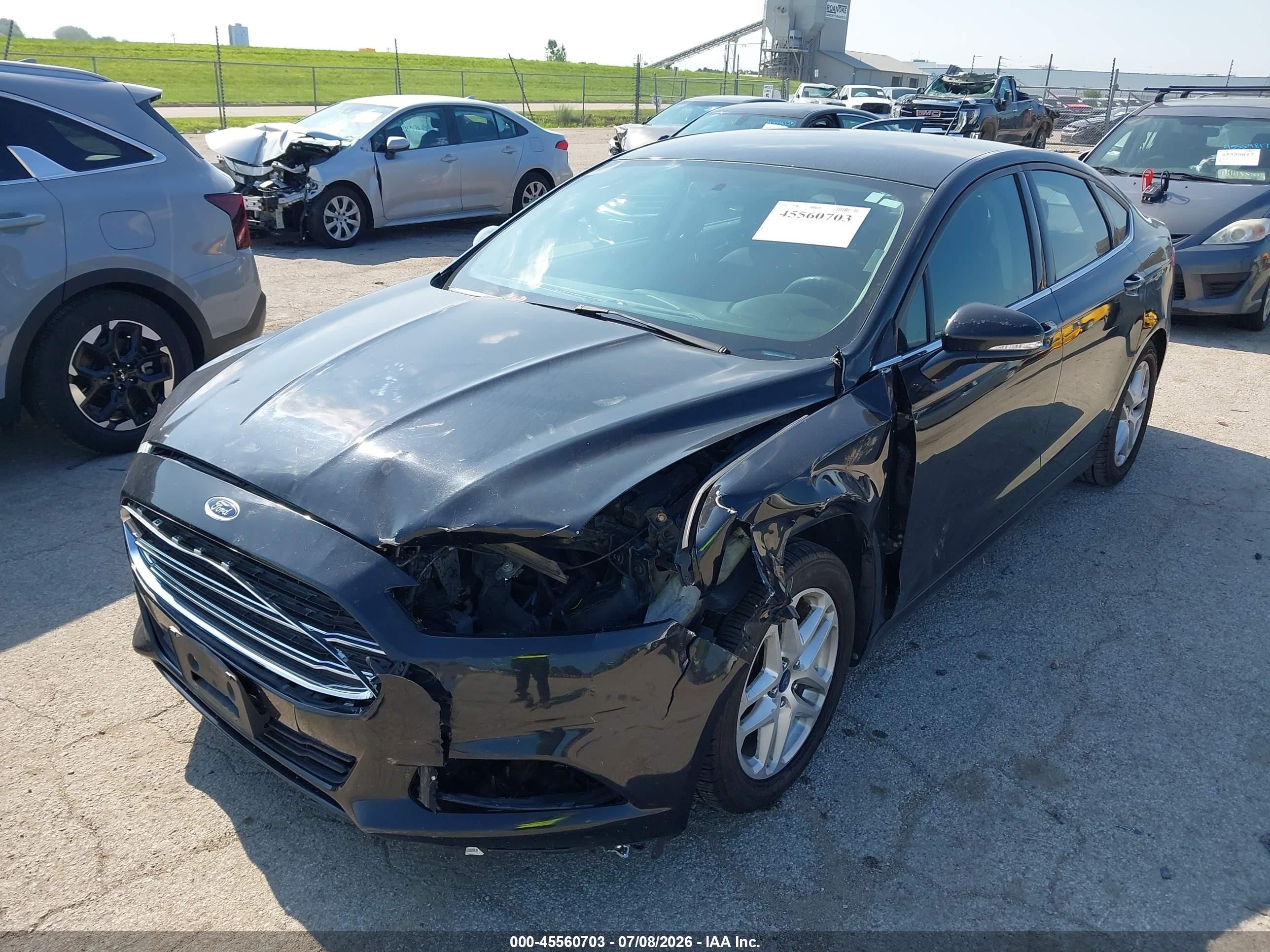 2014 Ford Fusion Se Black vin: 1FA6P0H71E5376309