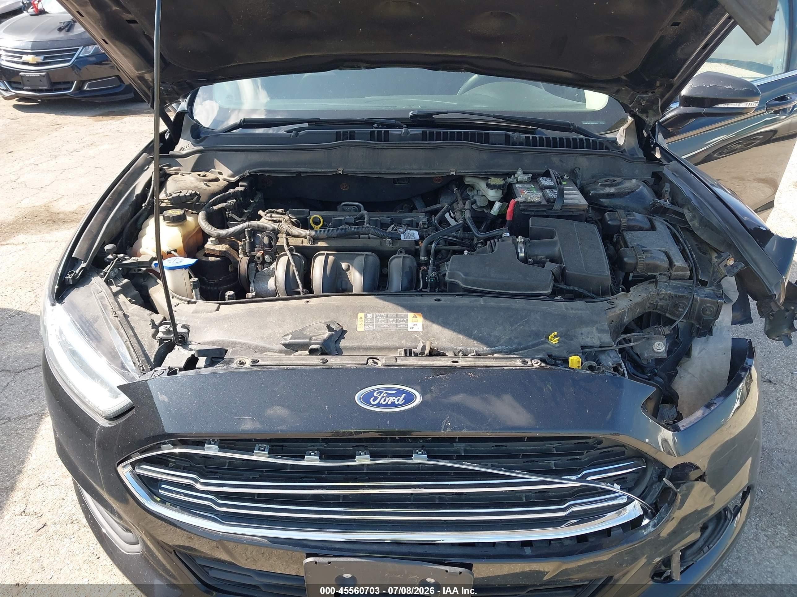 2014 Ford Fusion Se Black vin: 1FA6P0H71E5376309