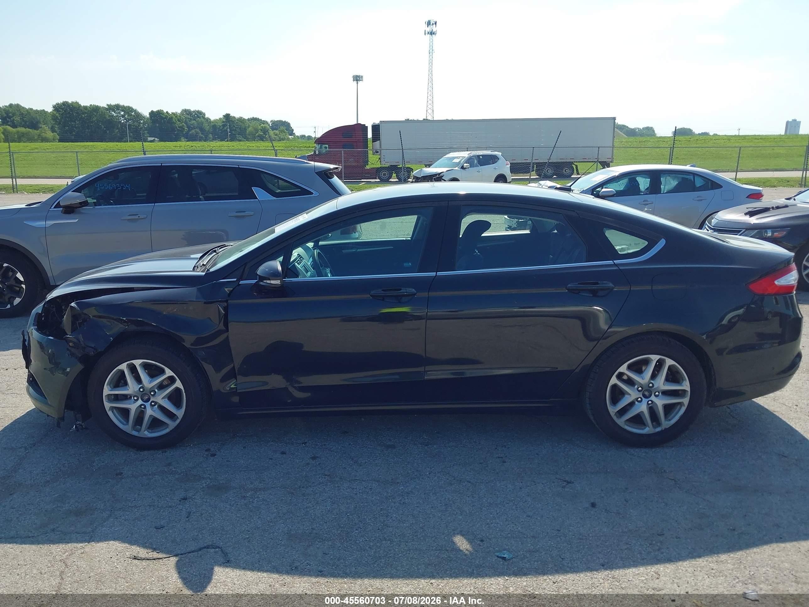2014 Ford Fusion Se Black vin: 1FA6P0H71E5376309