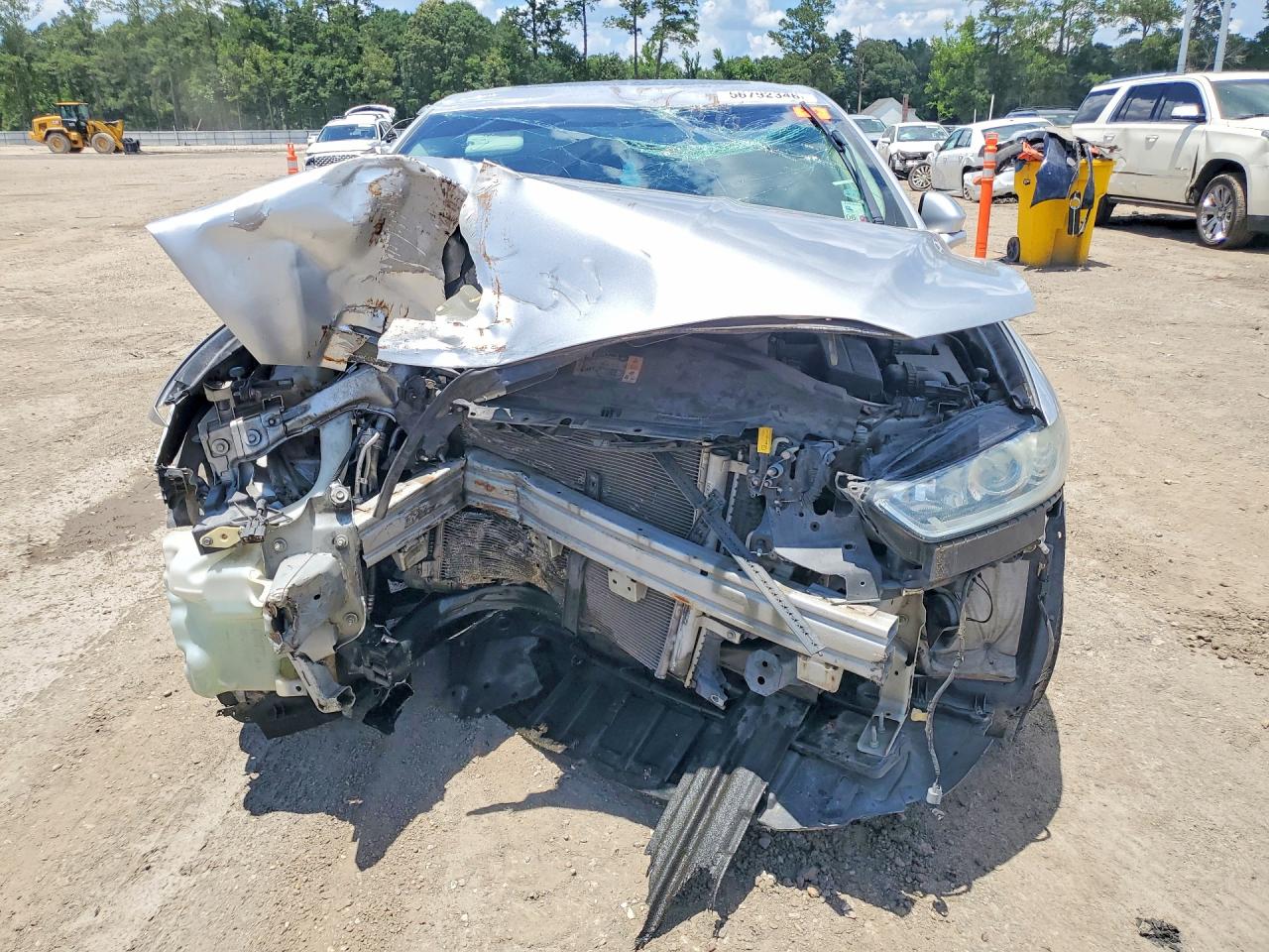 2014 Ford Fusion Se Silver vin: 1FA6P0H71E5397256