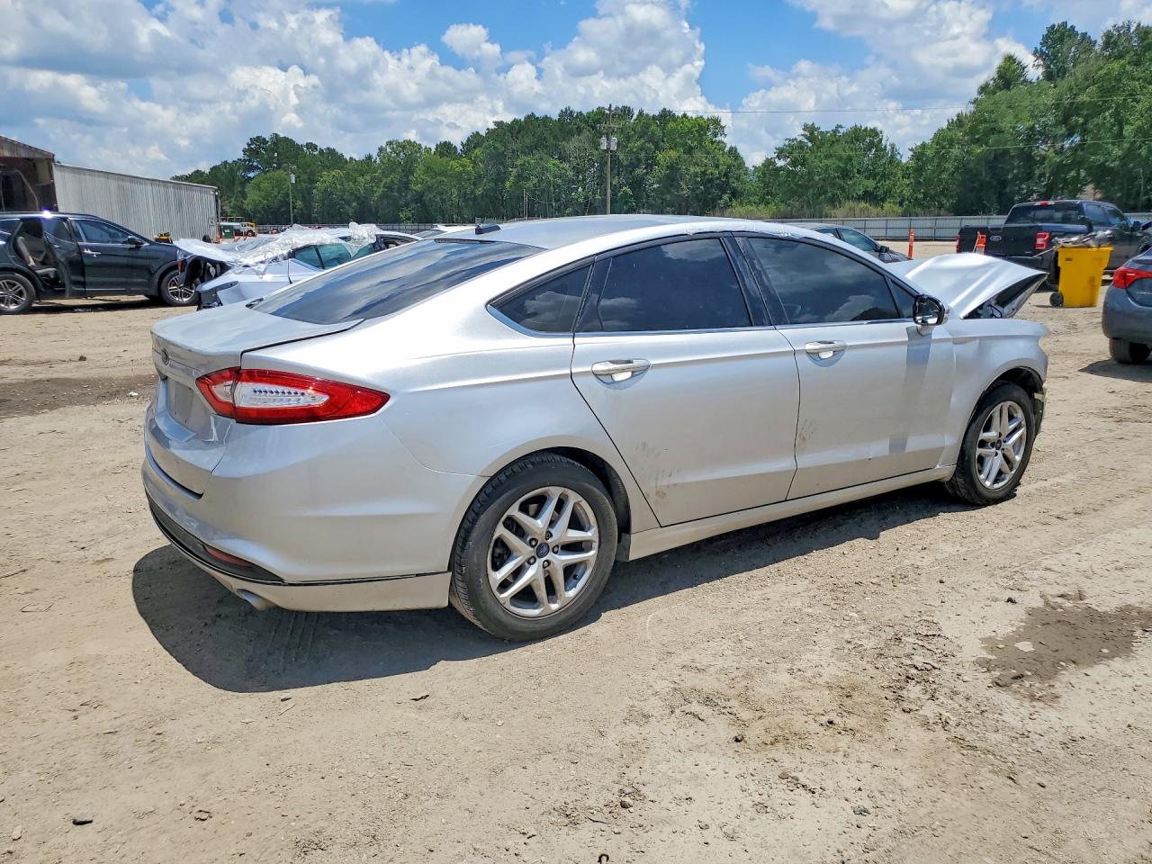 2014 Ford Fusion Se Silver vin: 1FA6P0H71E5397256