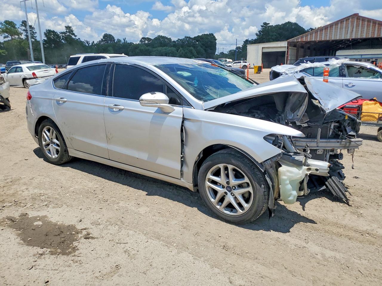 2014 Ford Fusion Se Silver vin: 1FA6P0H71E5397256