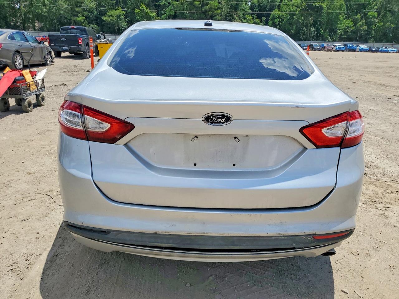 2014 Ford Fusion Se Silver vin: 1FA6P0H71E5397256