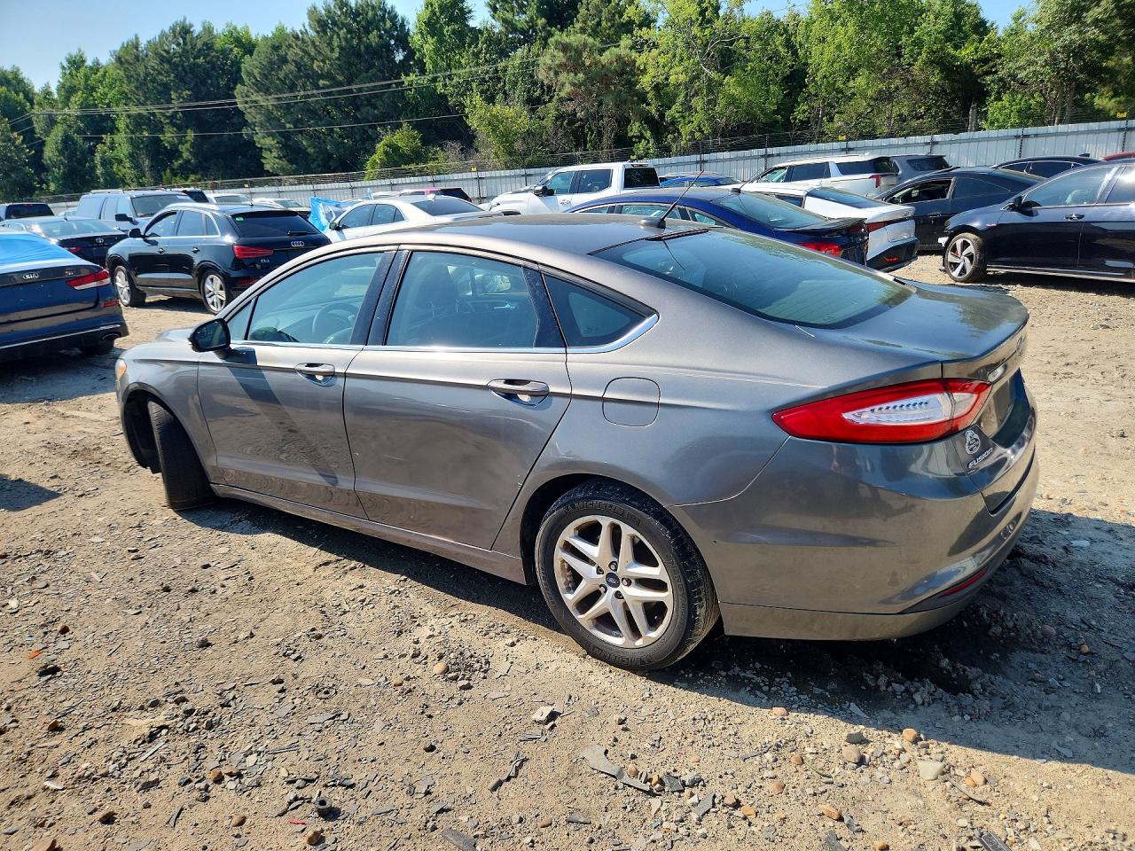 2014 Ford Fusion Se Gray vin: 1FA6P0H71E5401418
