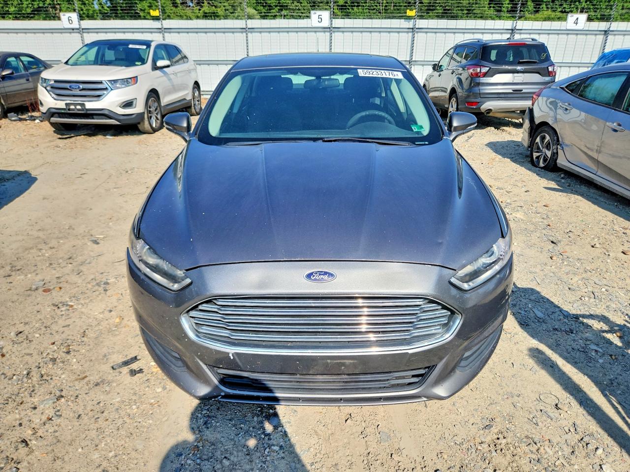 2014 Ford Fusion Se Gray vin: 1FA6P0H71E5401418