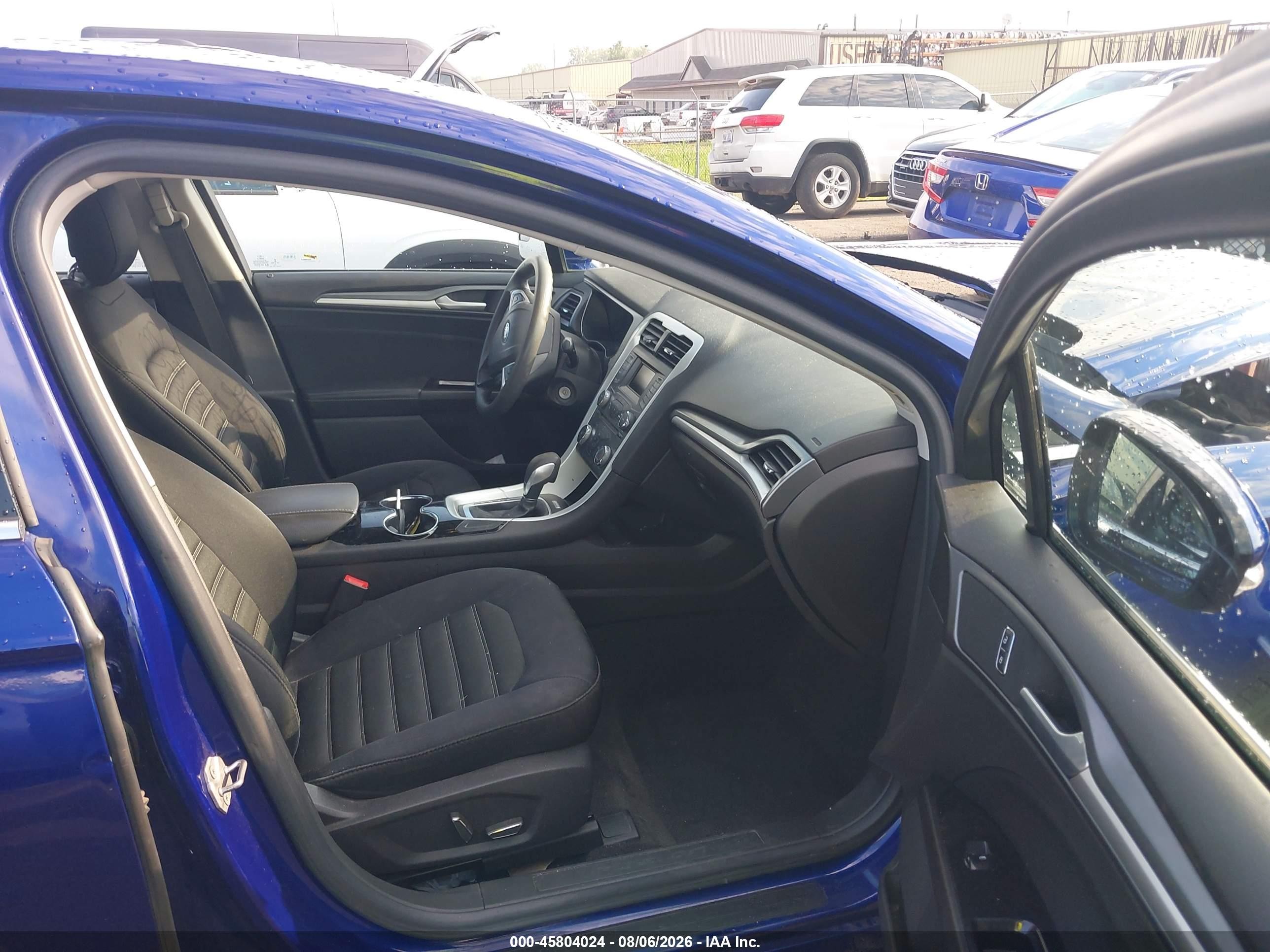 2015 Ford Fusion Se Синий vin: 1FA6P0H71F5103646