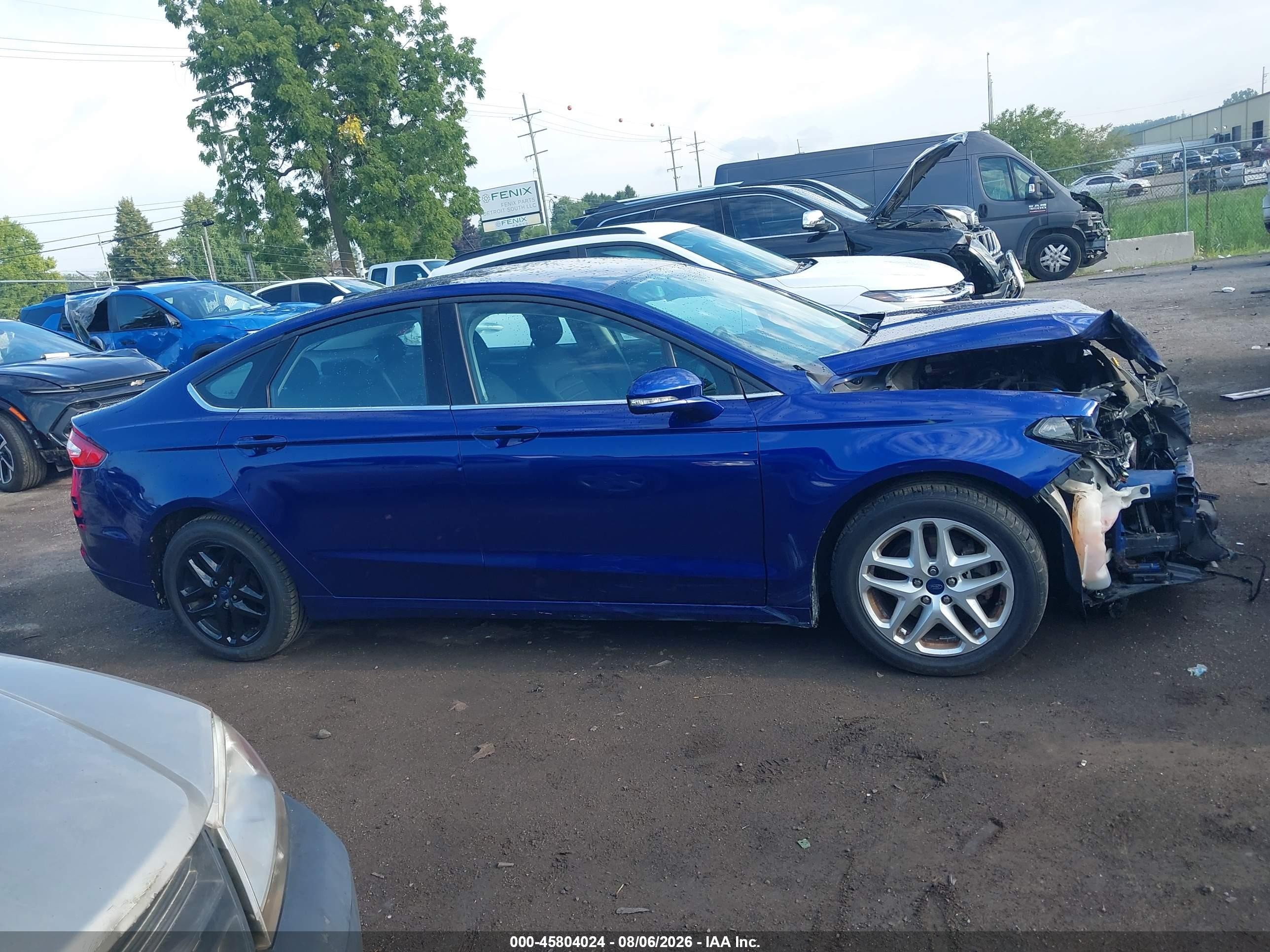 2015 Ford Fusion Se Синий vin: 1FA6P0H71F5103646
