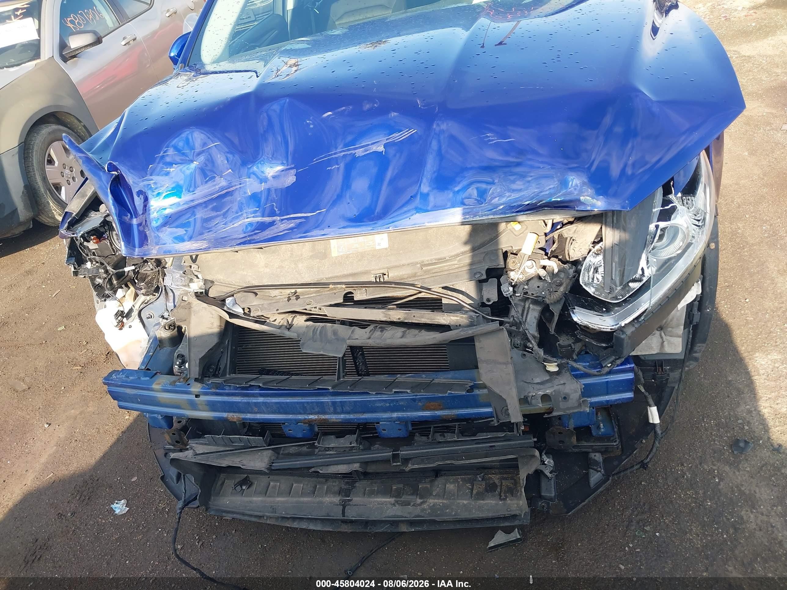2015 Ford Fusion Se Синий vin: 1FA6P0H71F5103646