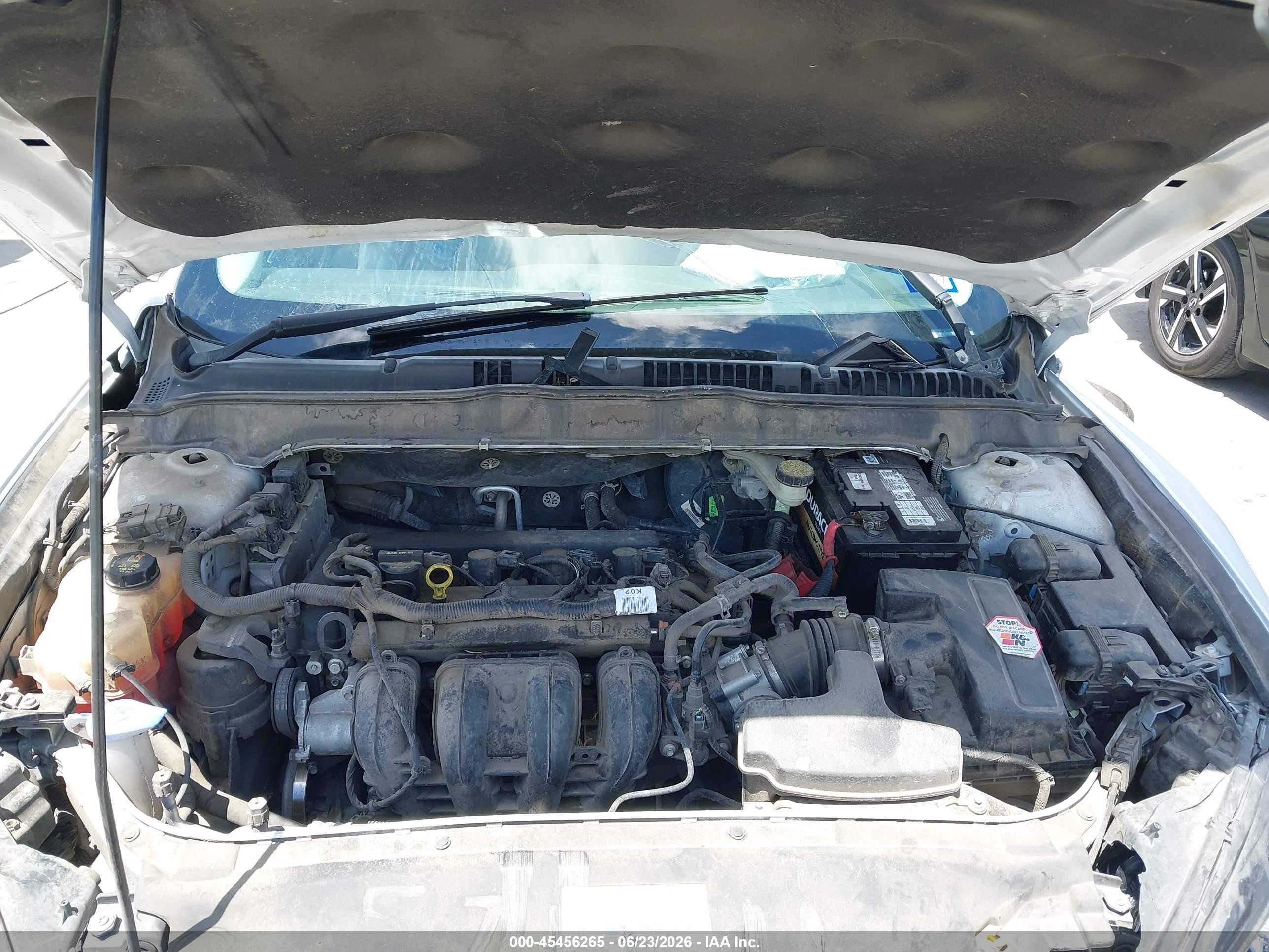 2015 Ford Fusion Se White vin: 1FA6P0H71F5107633