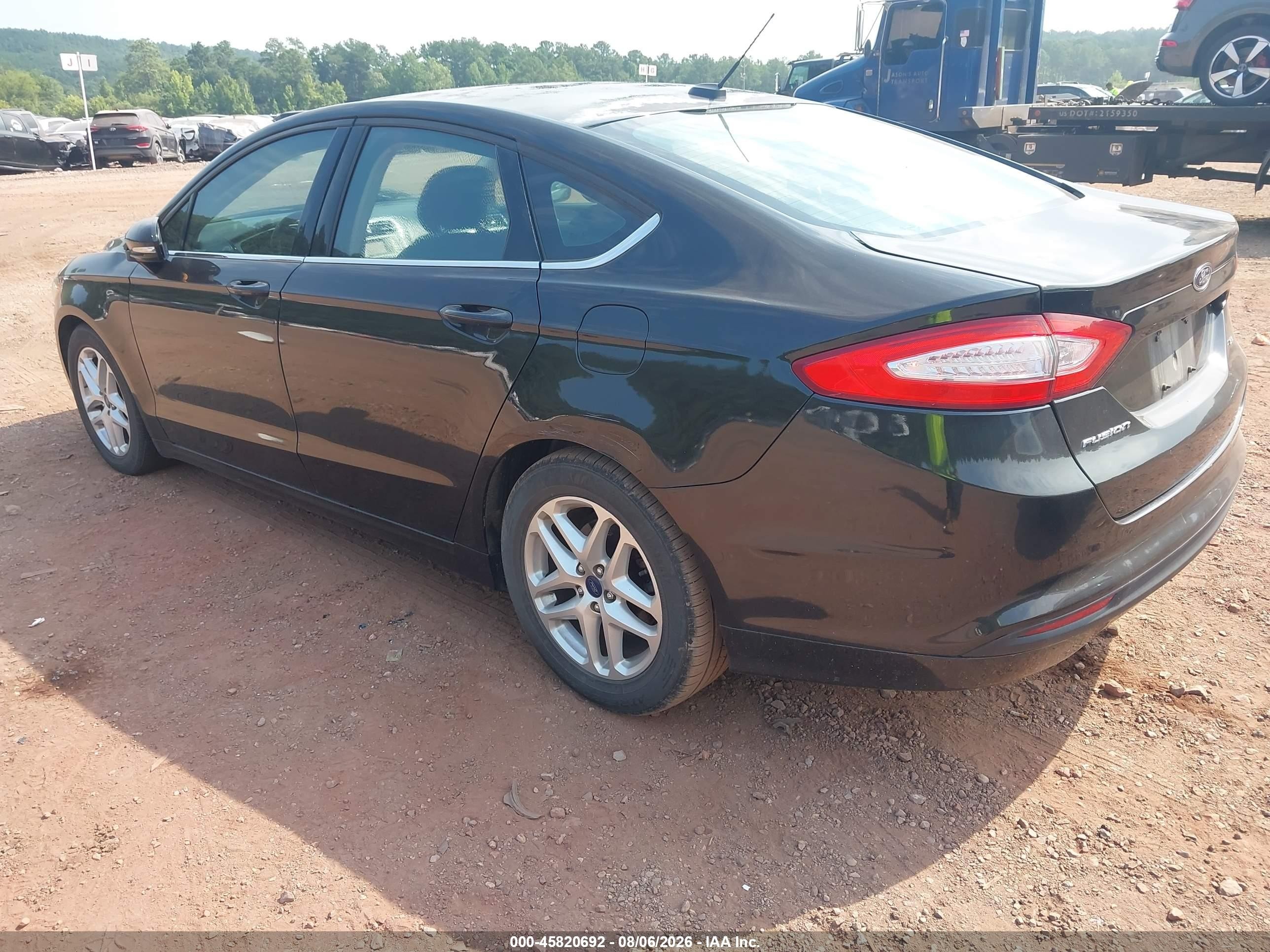 2015 Ford Fusion Se Black vin: 1FA6P0H71F5109348