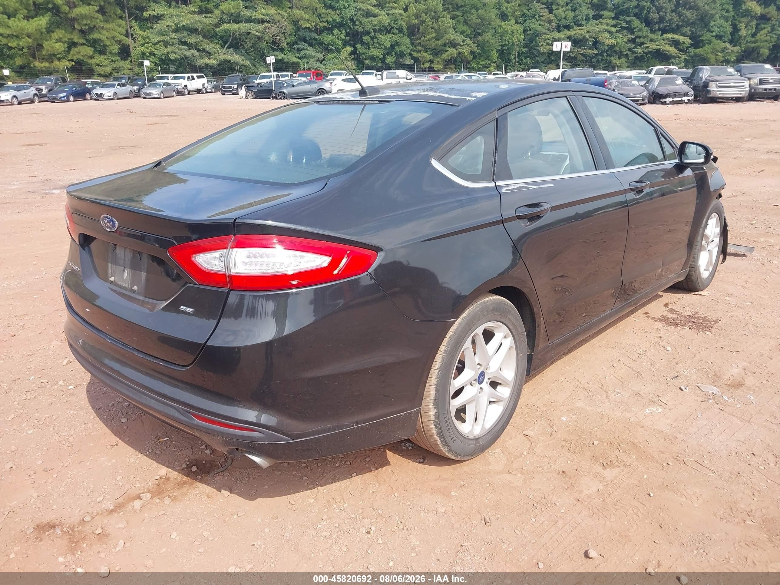 2015 Ford Fusion Se Black vin: 1FA6P0H71F5109348
