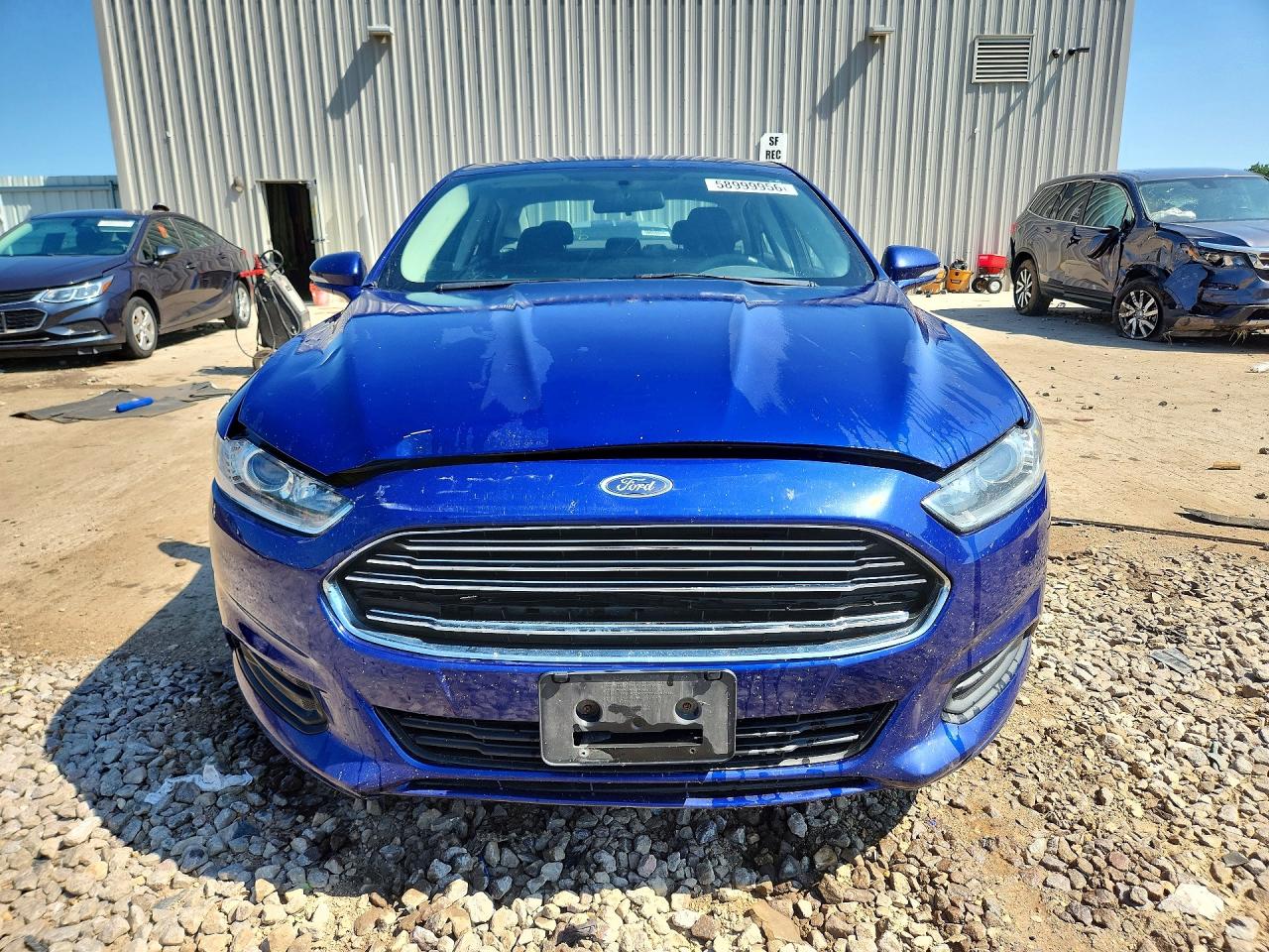 2015 Ford Fusion Se Blue vin: 1FA6P0H71F5109897