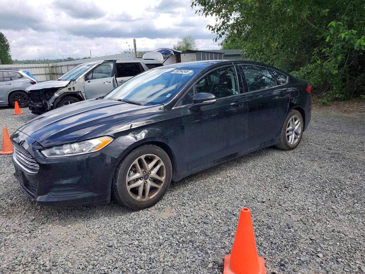 2015 Ford Fusion Se Black vin: 1FA6P0H71F5119040