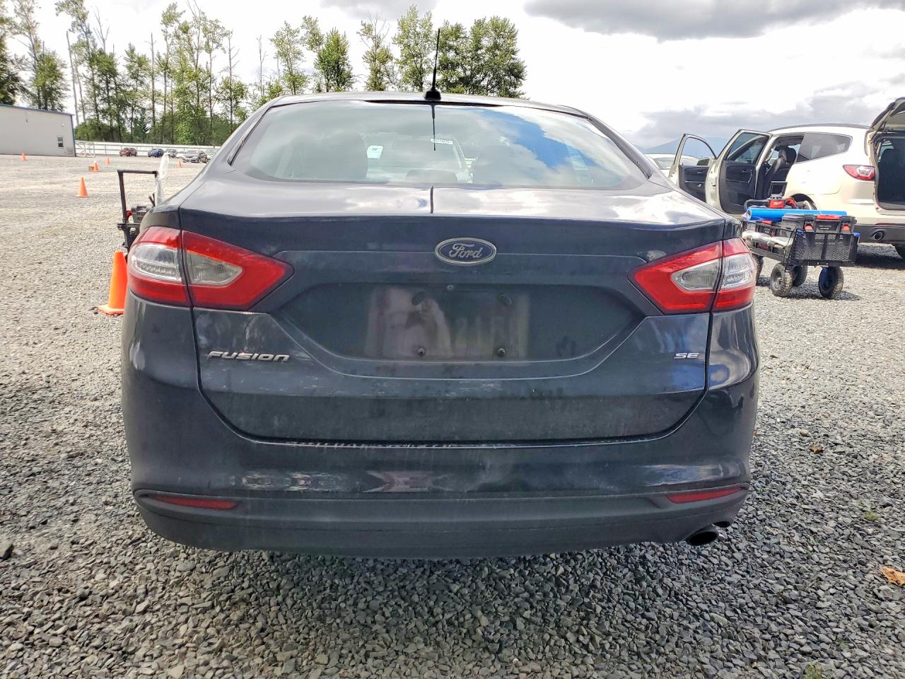 2015 Ford Fusion Se Black vin: 1FA6P0H71F5119040