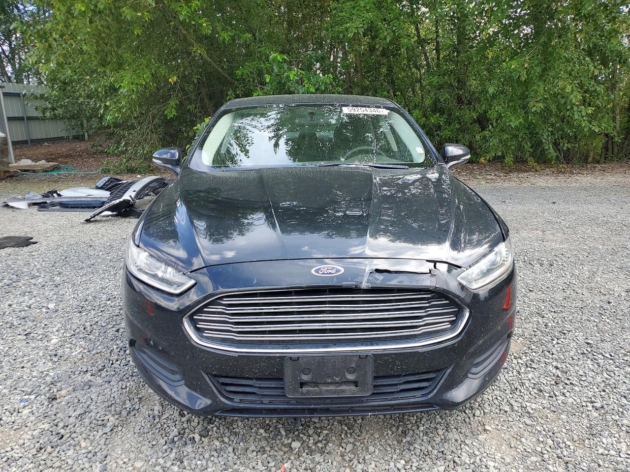 2015 Ford Fusion Se Black vin: 1FA6P0H71F5119040