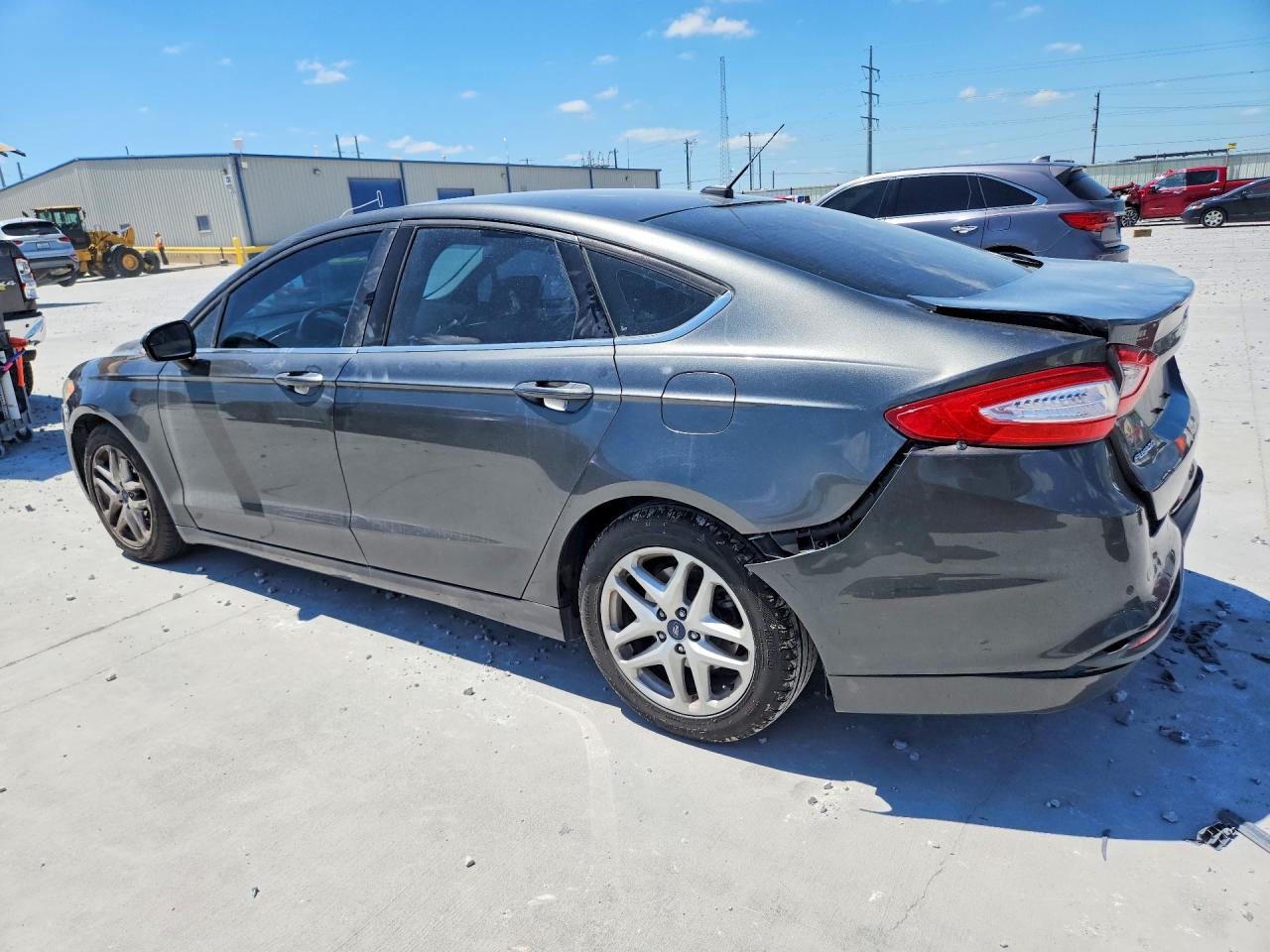 2015 Ford Fusion Se Gray vin: 1FA6P0H71F5122083