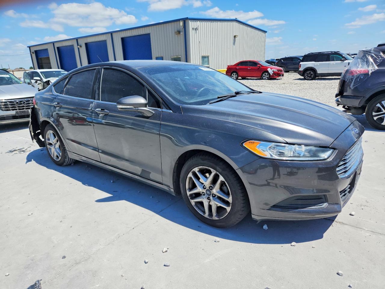 2015 Ford Fusion Se Gray vin: 1FA6P0H71F5122083