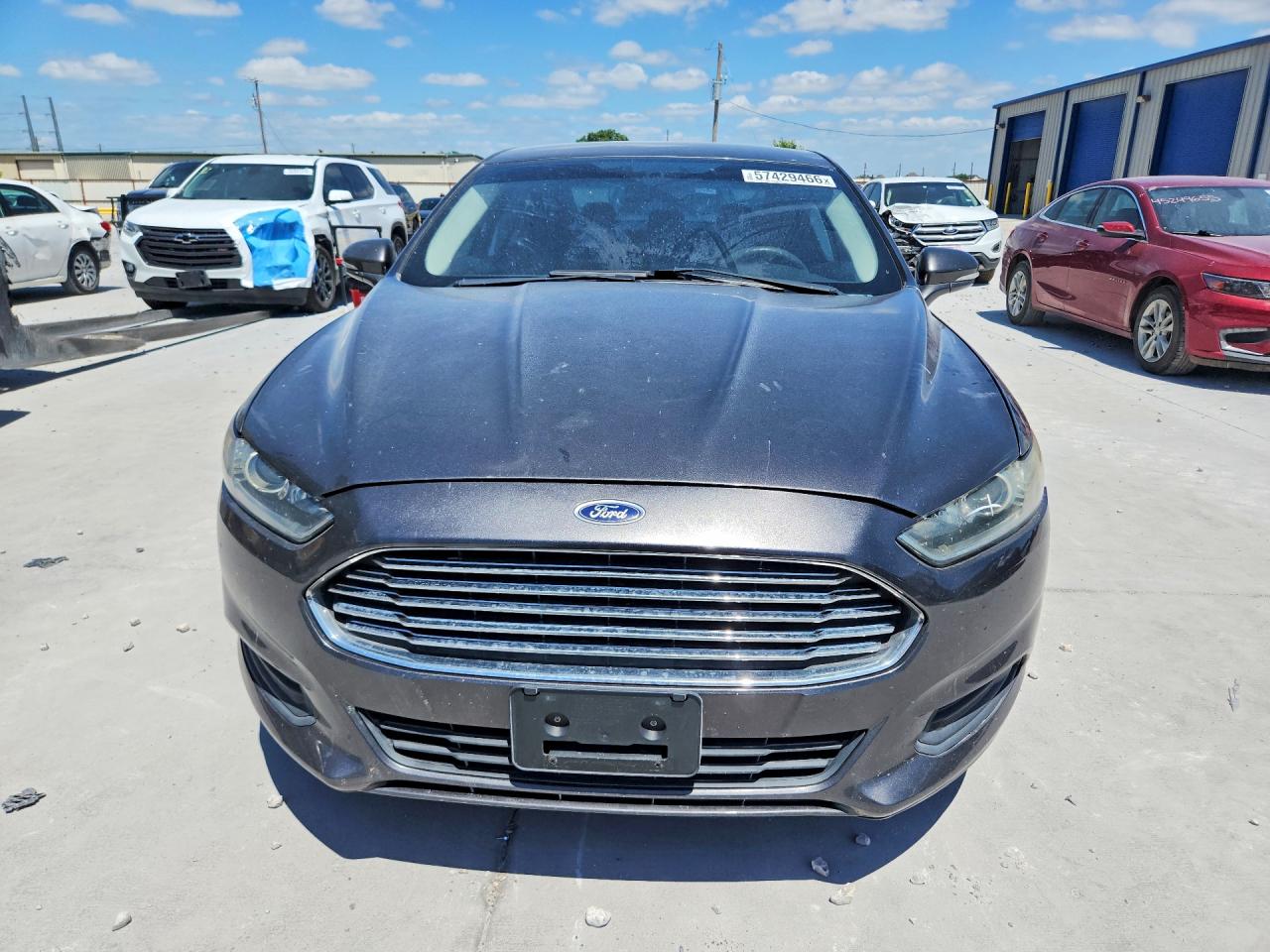 2015 Ford Fusion Se Gray vin: 1FA6P0H71F5122083