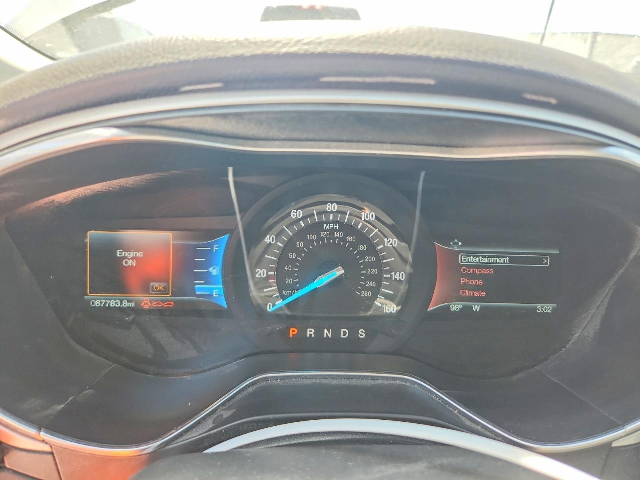 2015 Ford Fusion Se Gray vin: 1FA6P0H71F5122083