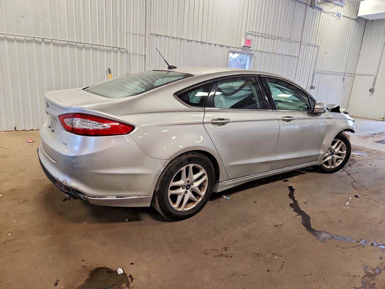 2015 Ford Fusion Se Silver vin: 1FA6P0H71F5125467