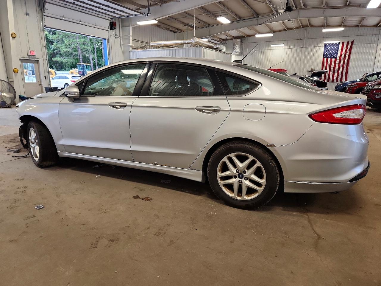2015 Ford Fusion Se Silver vin: 1FA6P0H71F5125467